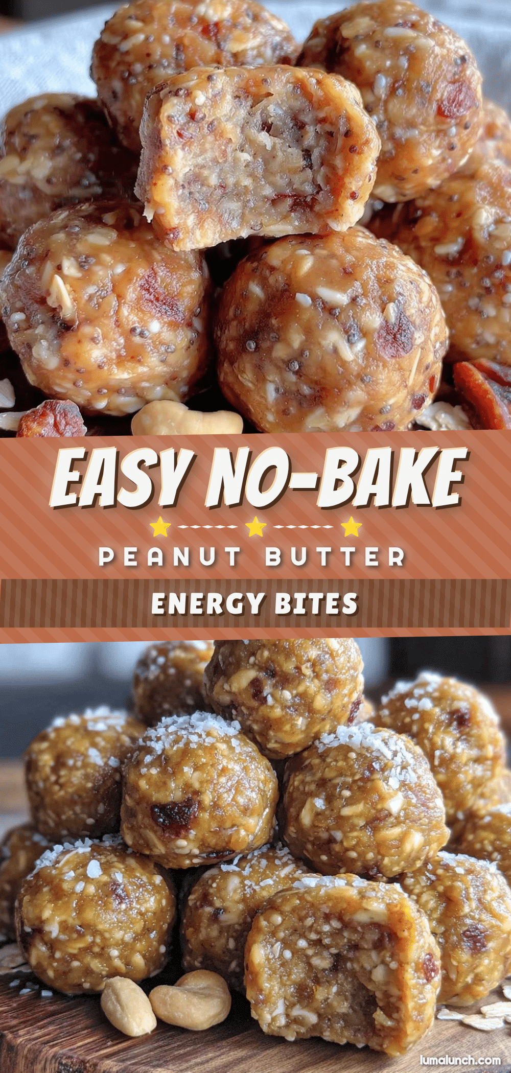 no bake peanut butter energy bites recipe