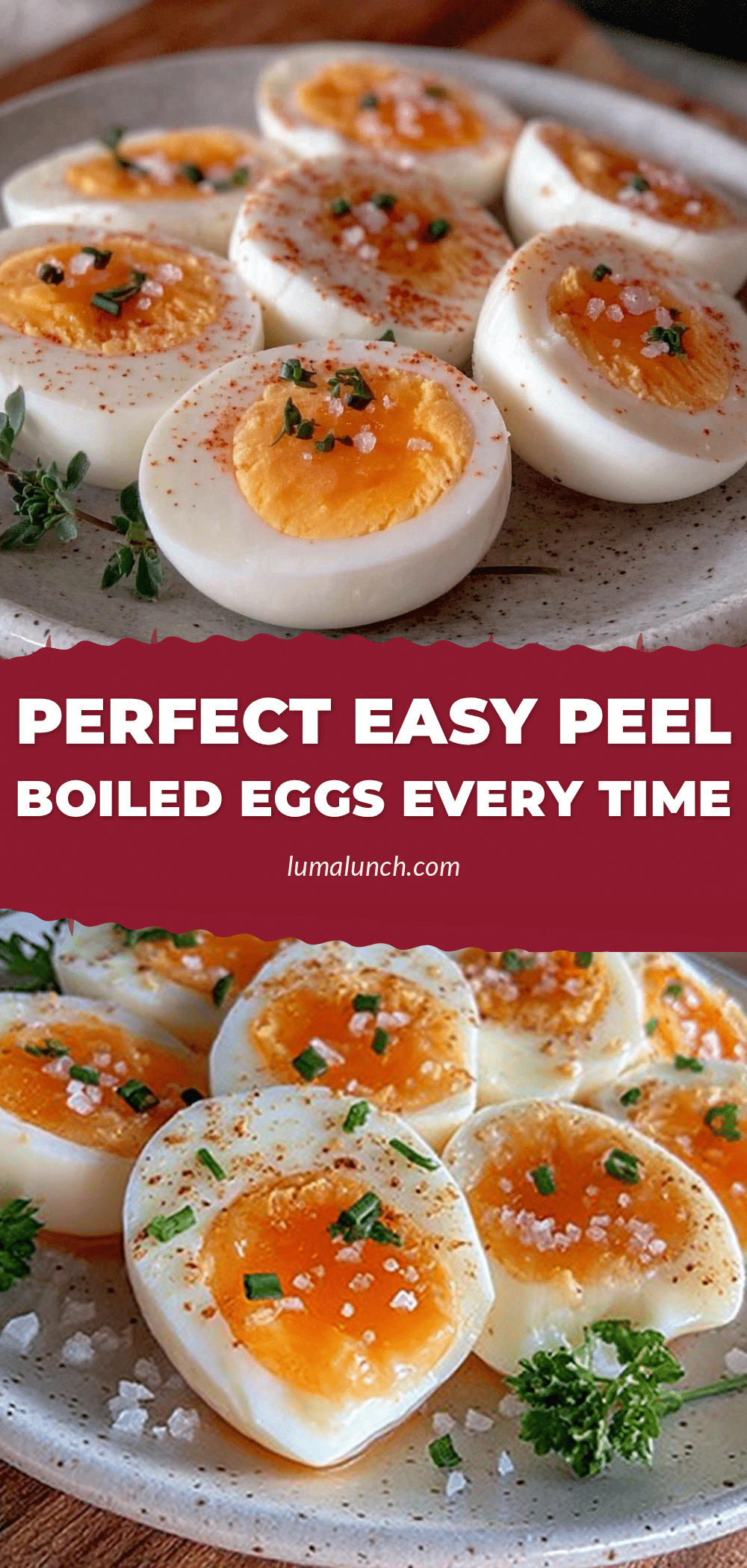 perfect peel boiled eggs recipe