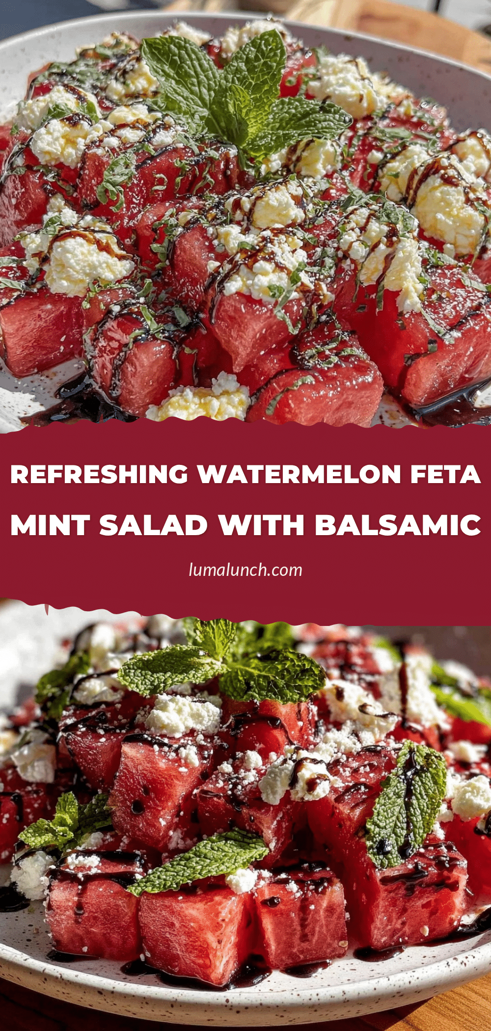 watermelon feta mint salad recipe