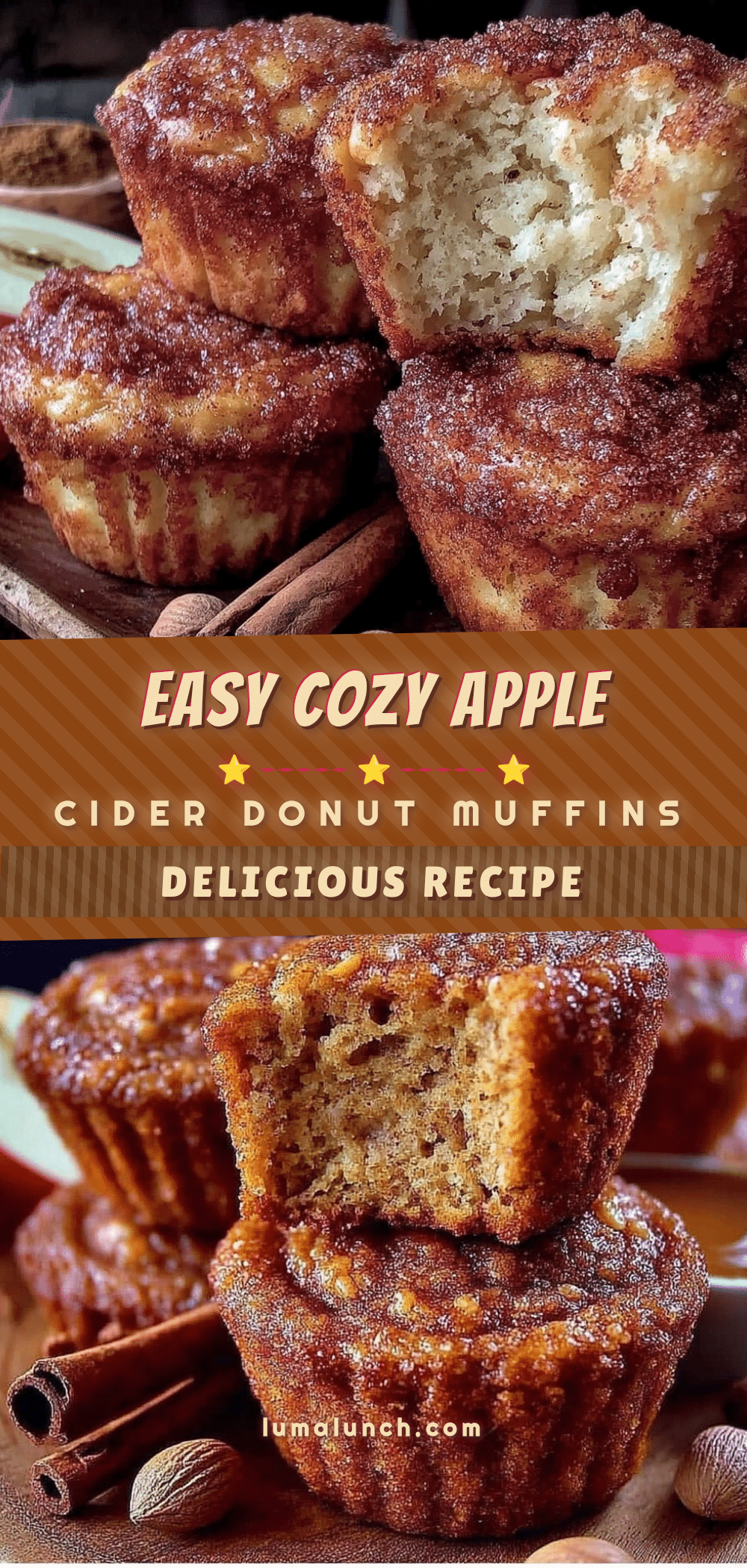 apple cider donut muffins recipe