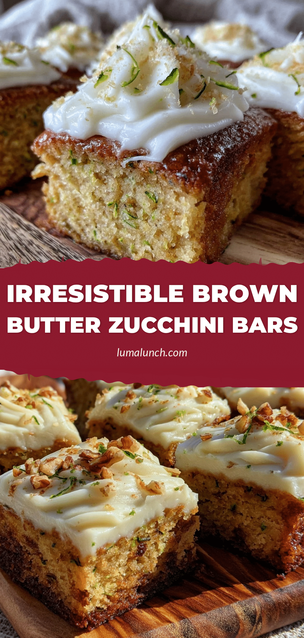 brown butter zucchini bars recipe