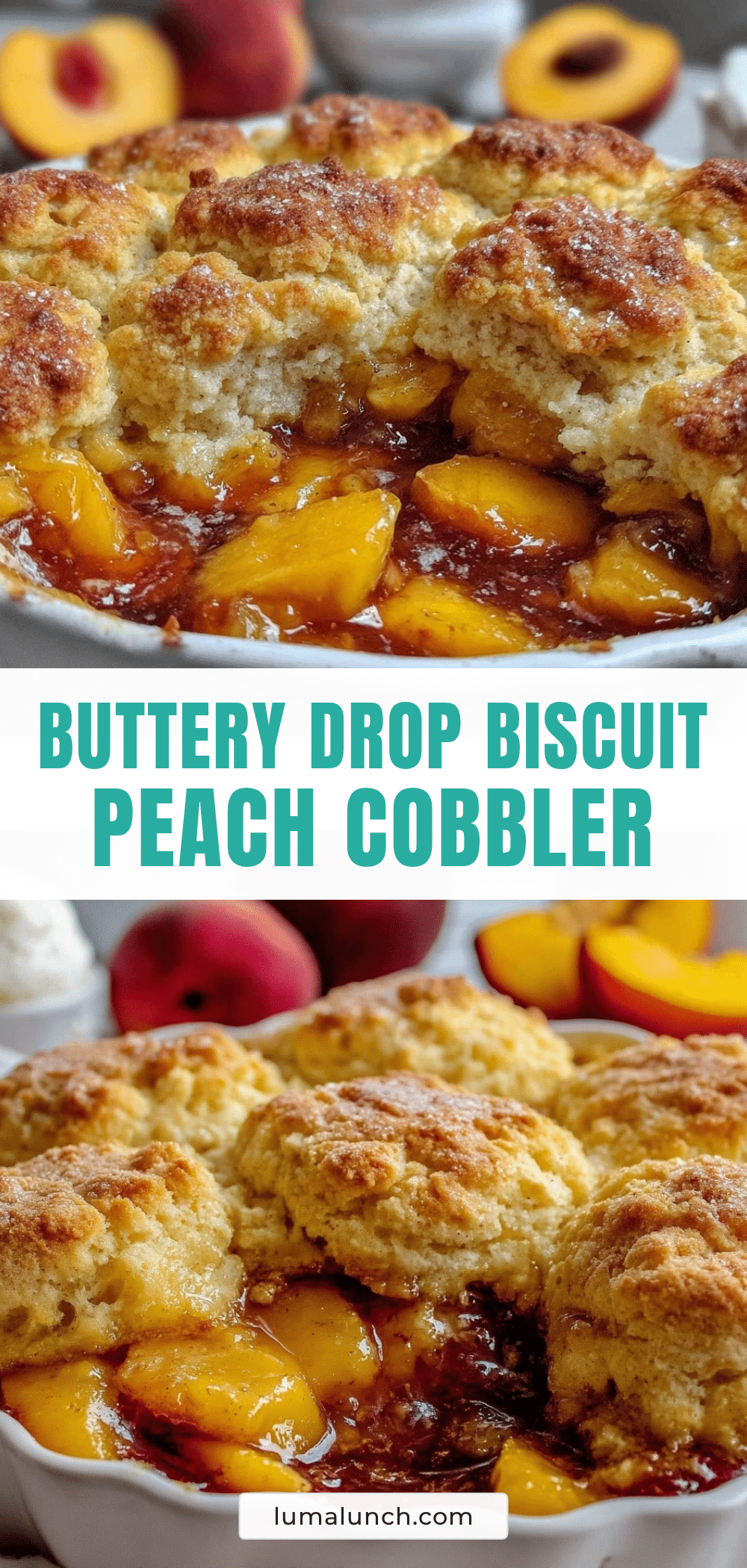 brown sugar peach cobbler recipe