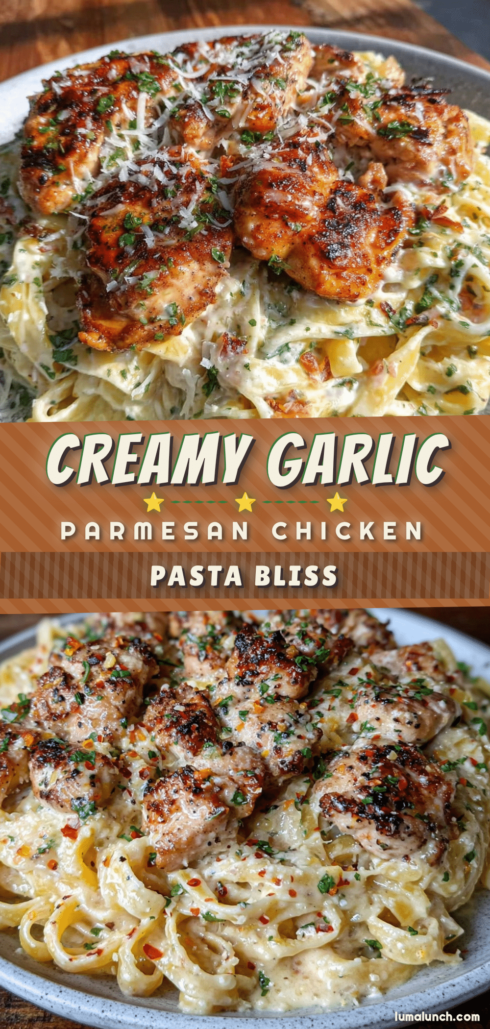 creamy garlic parmesan chicken pasta recipe