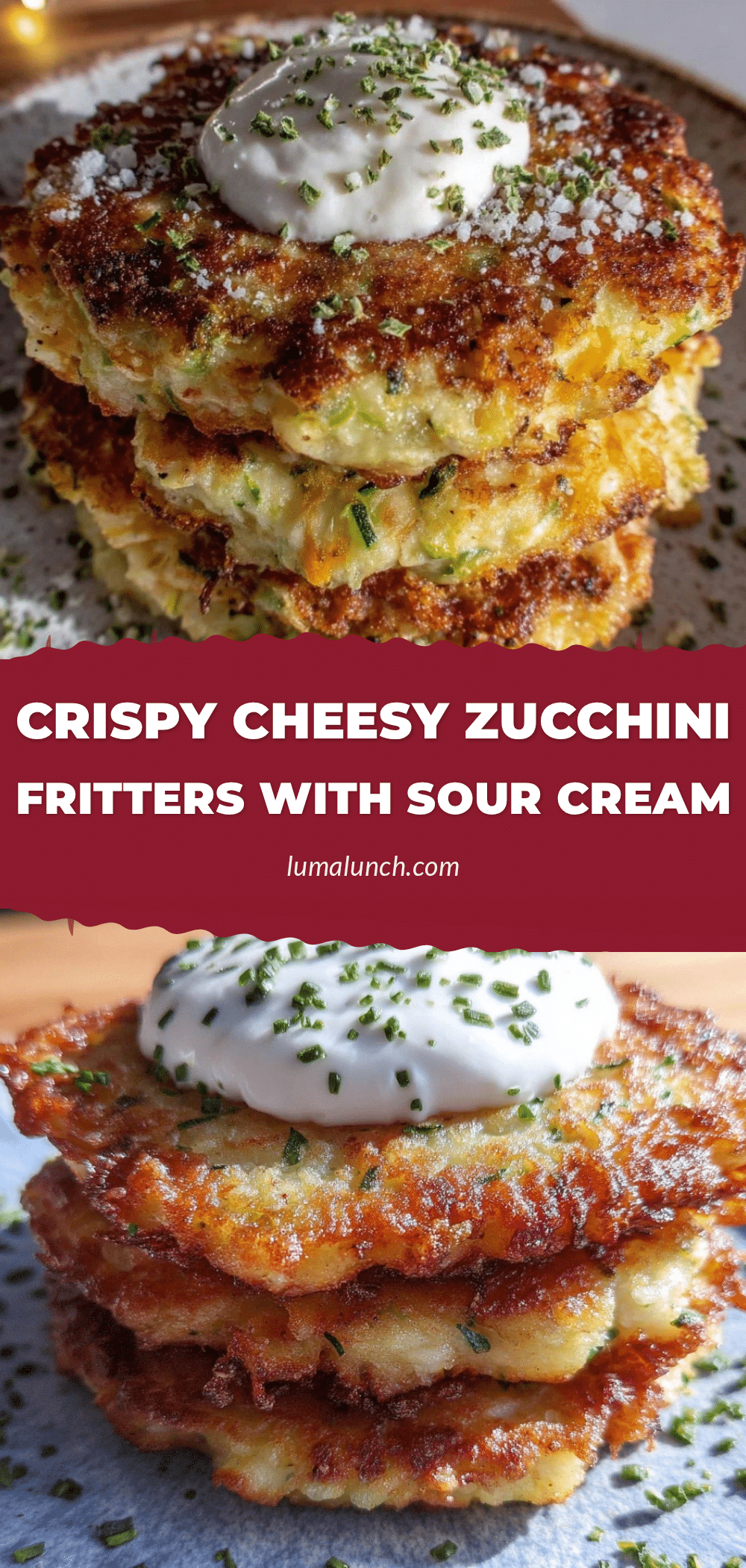 crispy cheesy zucchini fritters recipe