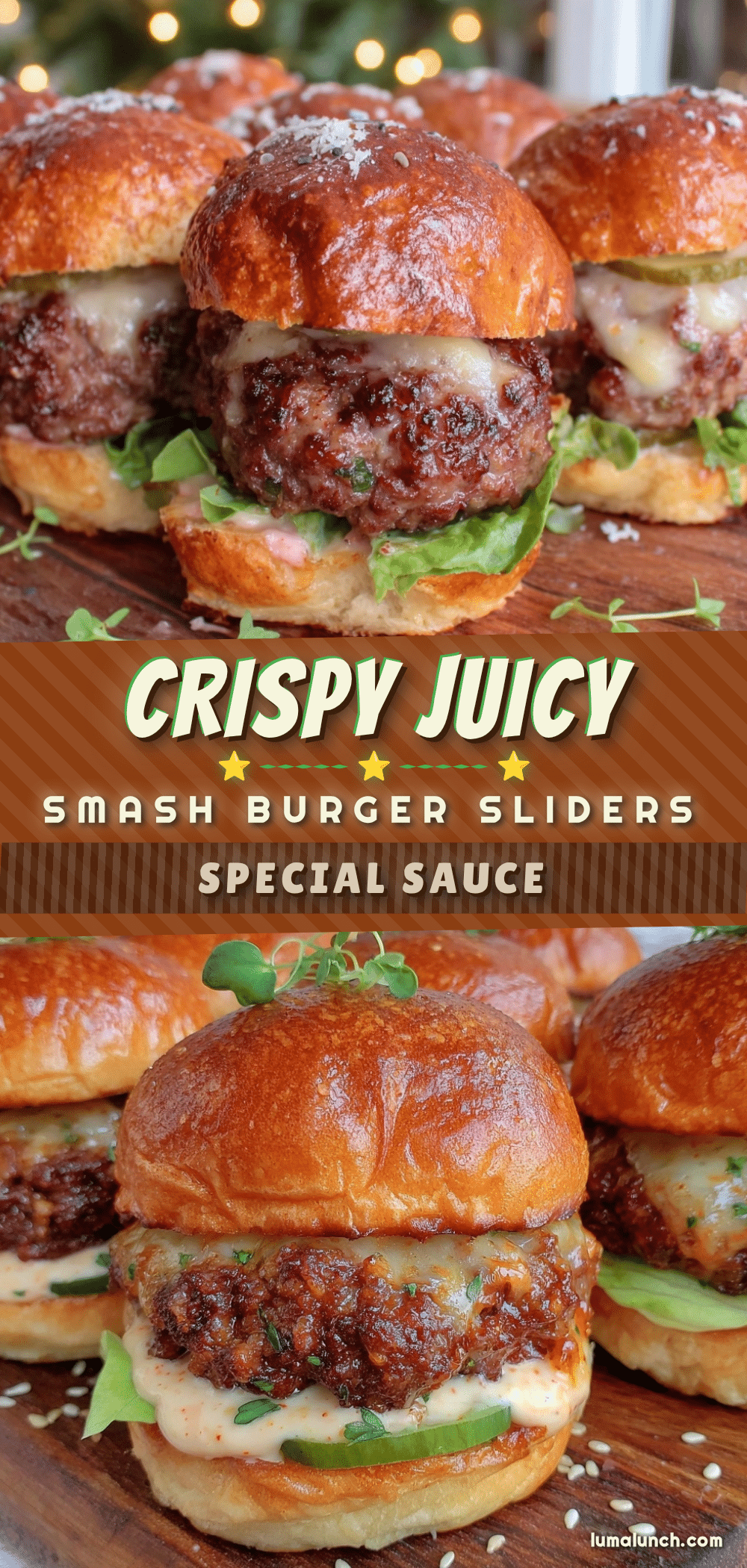 crispy smash burger sliders recipe