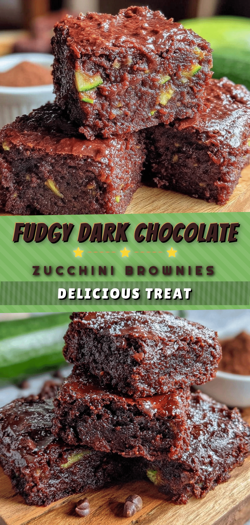 dark chocolate zucchini brownies recipe