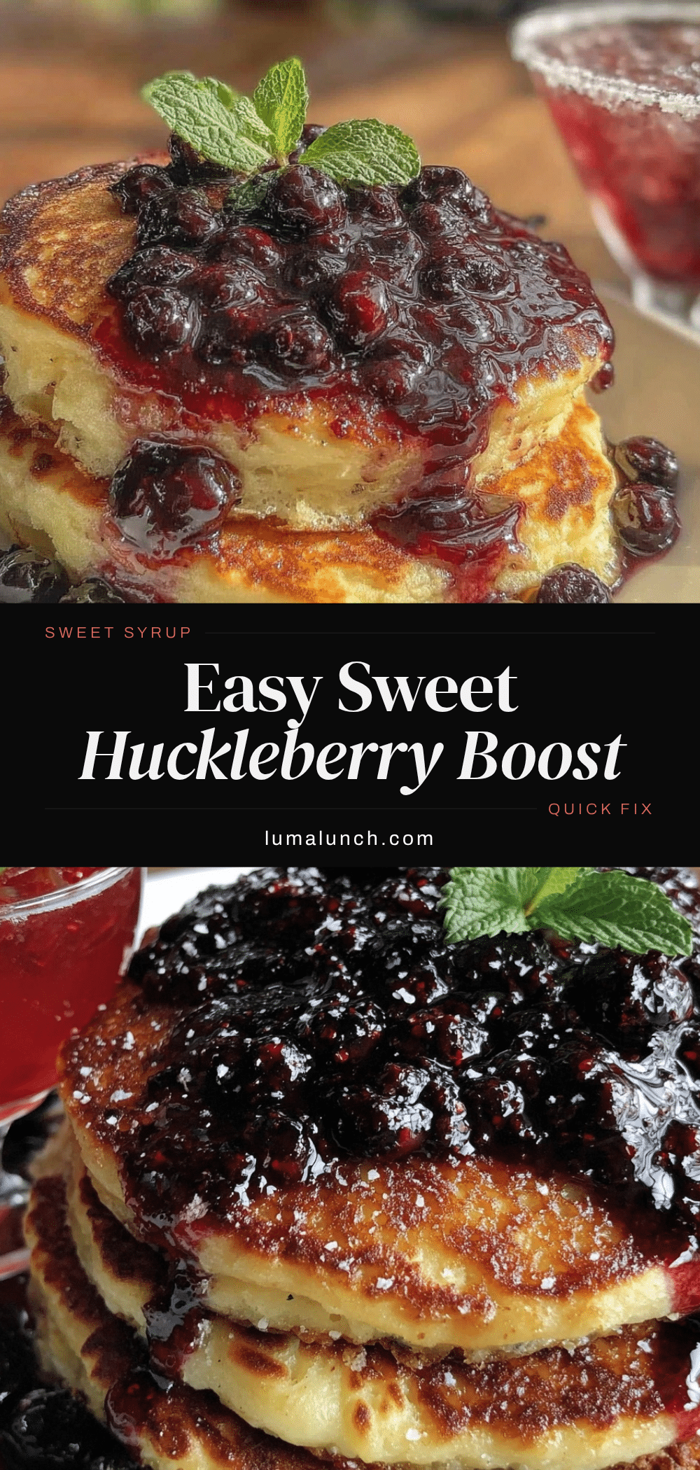 easy huckleberry syrup recipe