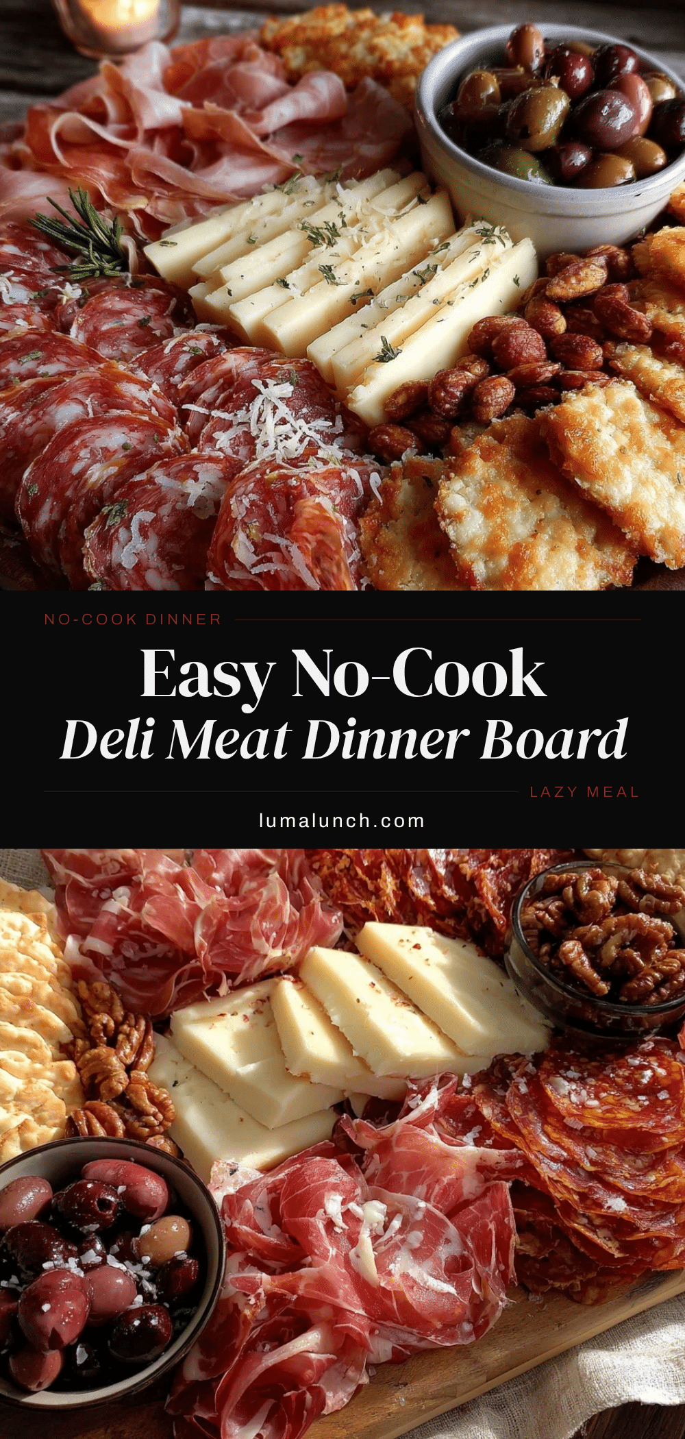 Easy No-Cook Lazy Dinner Board recipe
