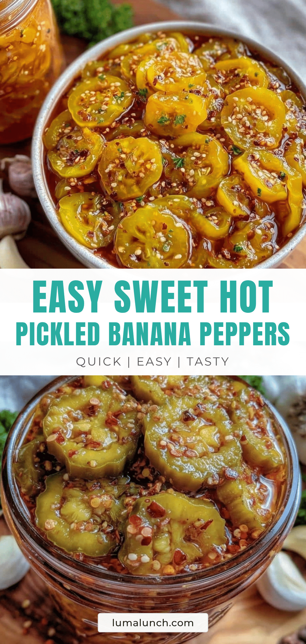 easy sweet-hot pickled banana peppers recipe