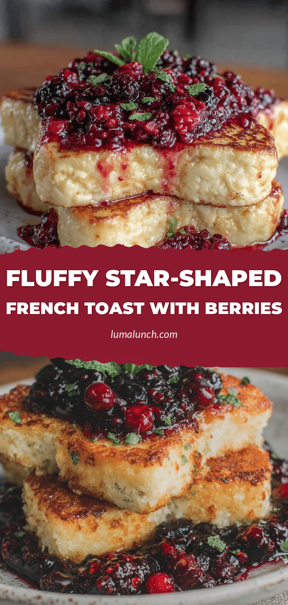 fluffy star-shaped french toast recipe