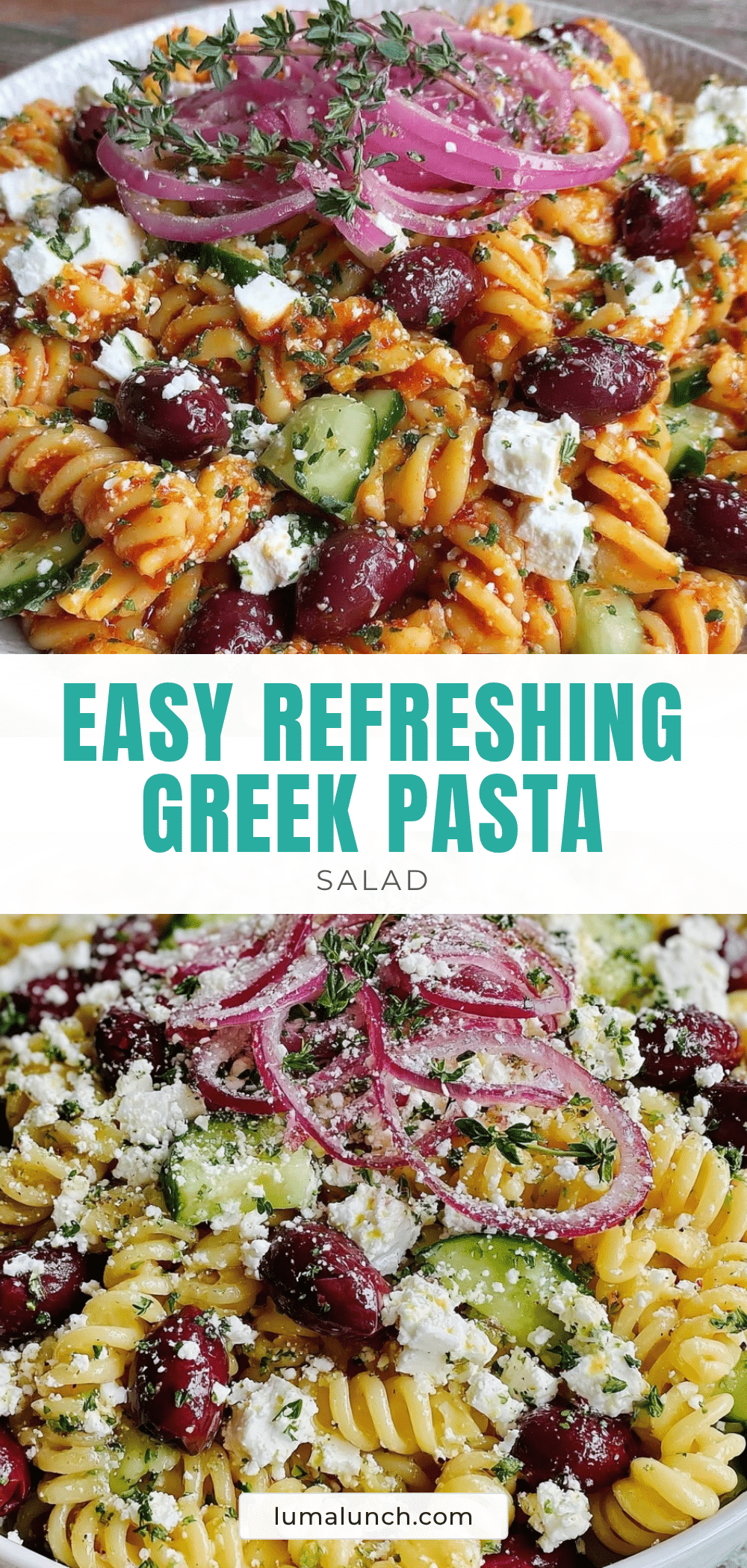 fresh greek pasta salad recipe