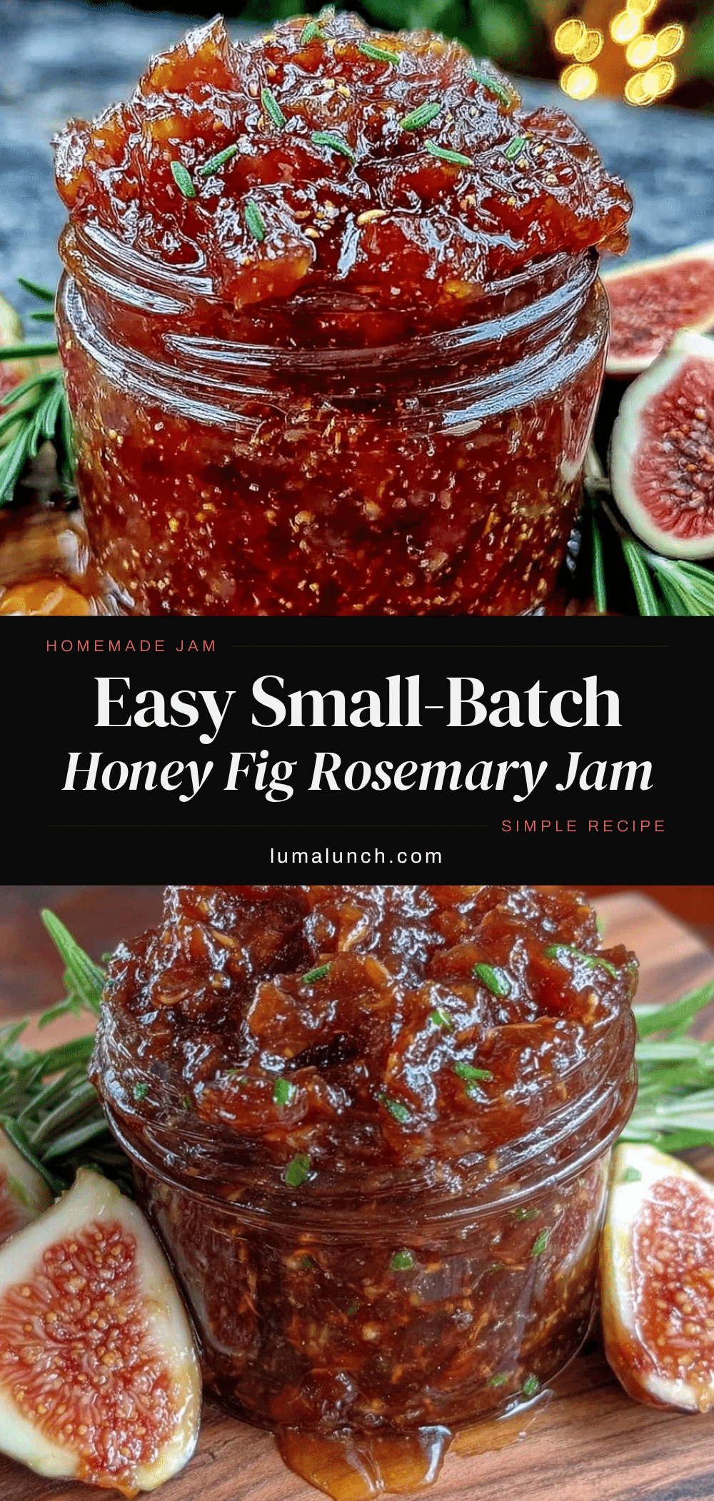 honey fig jam with rosemary recipe