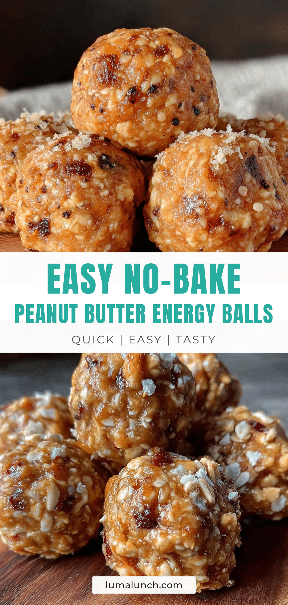 no-bake peanut butter energy balls recipe