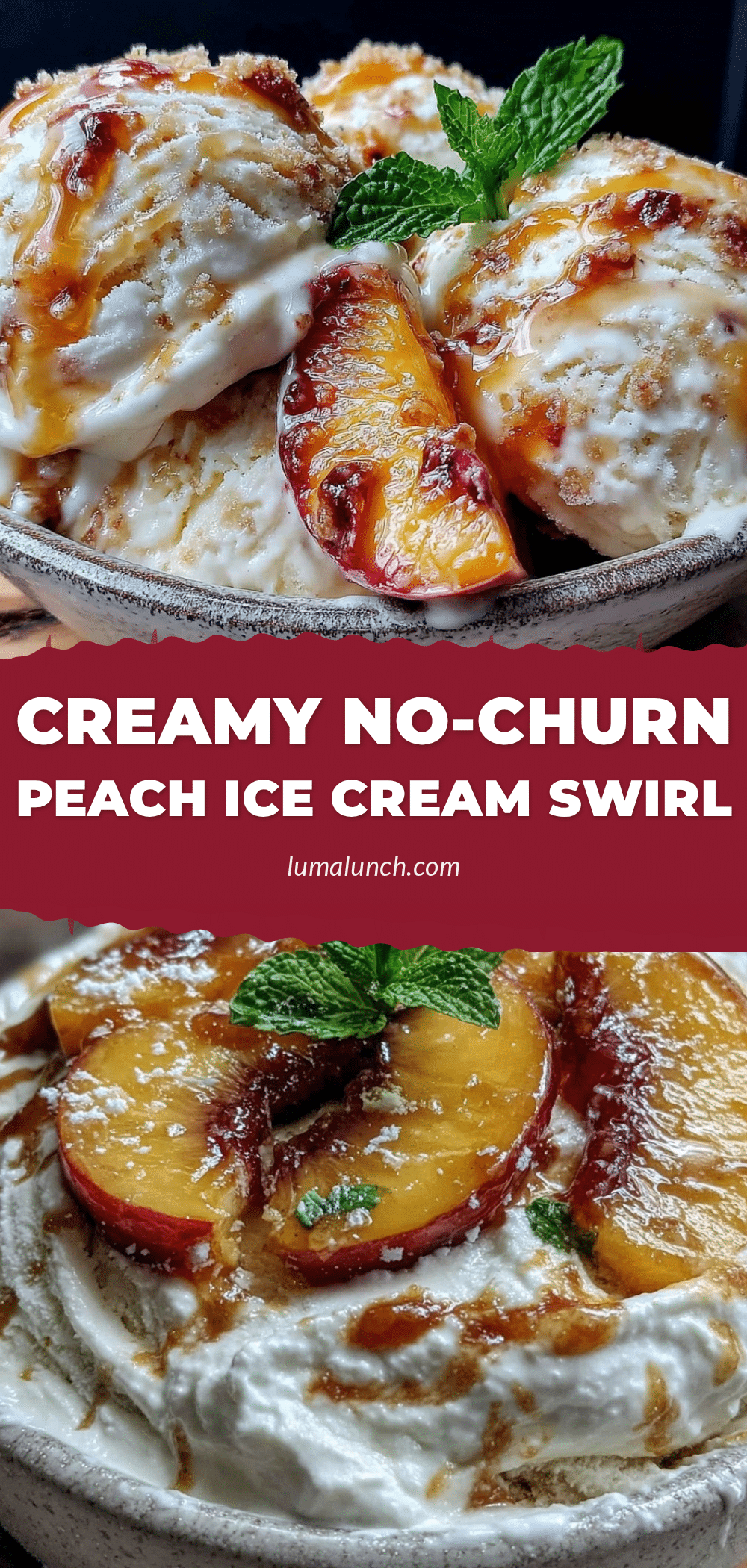 no-churn peach ice cream recipe
