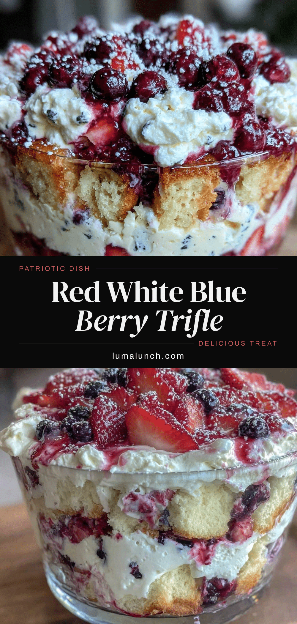 red white blue berry trifle recipe