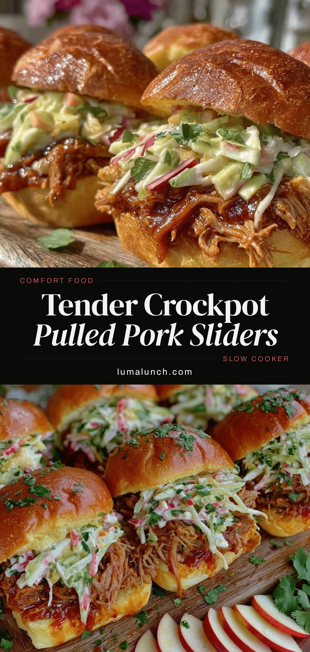 tender crockpot pulled pork sliders recipe