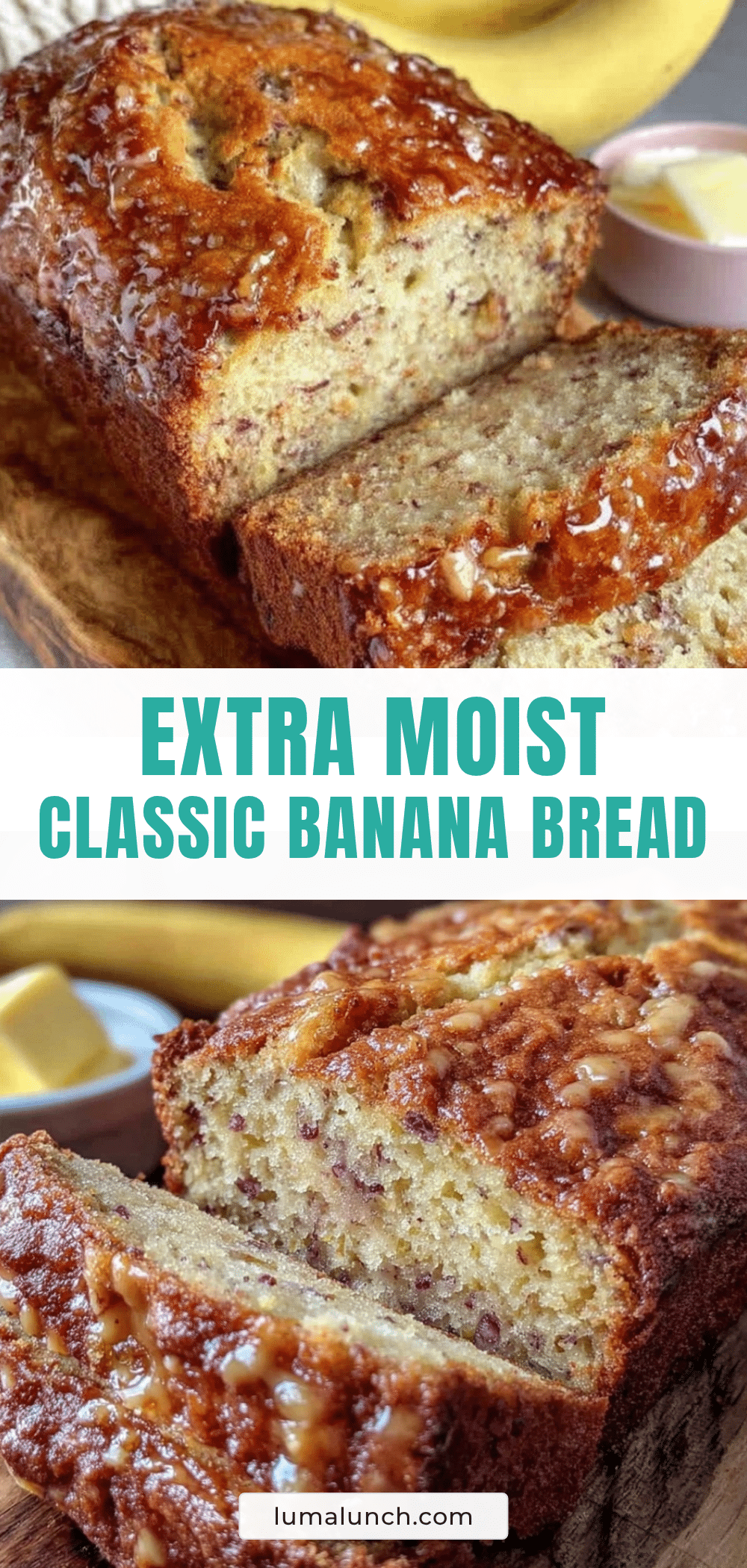 tender extra moist classic banana bread recipe