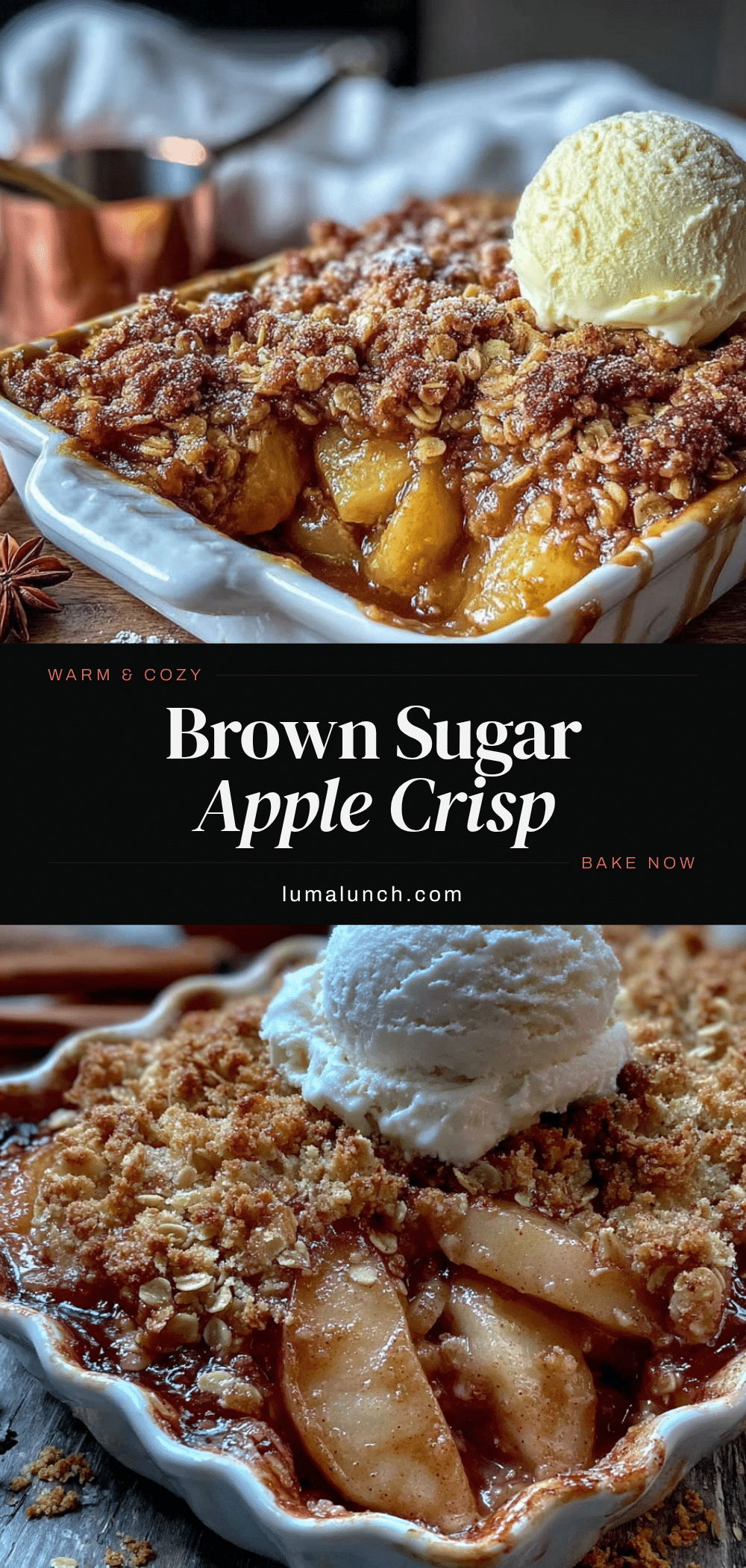 brown sugar apple crisp recipe
