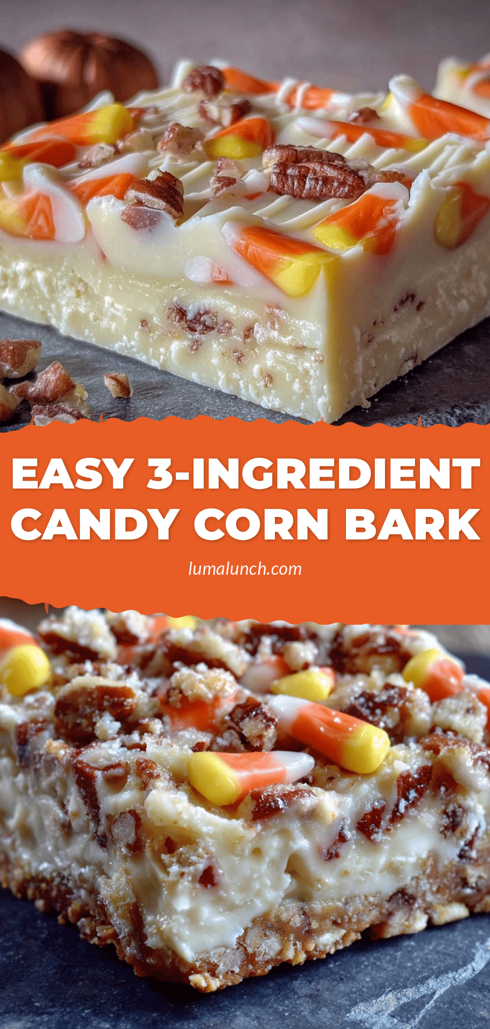 candy corn bark white chocolate recipe