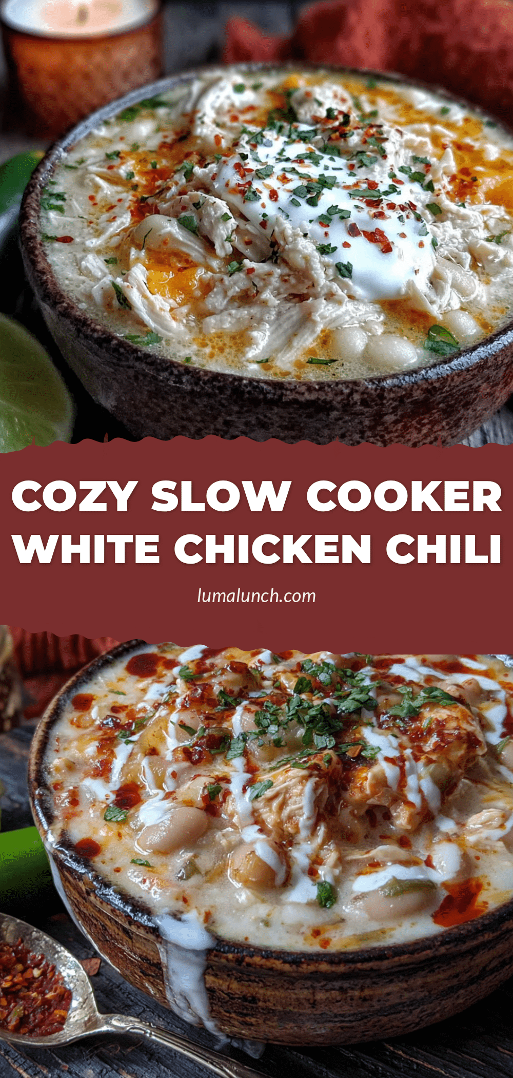 cozy slow cooker white chicken chili recipe