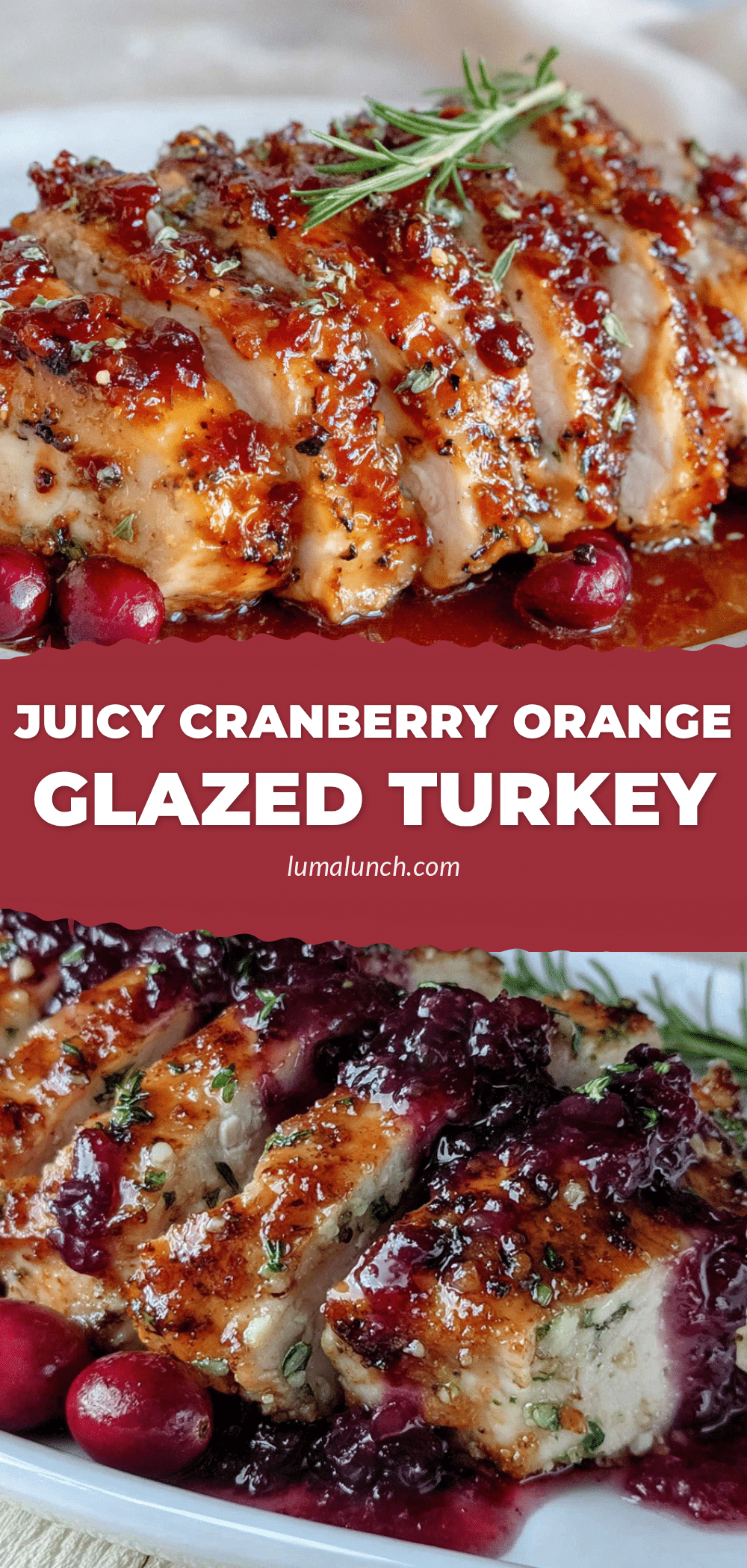 cranberry orange glazed turkey breast recipe