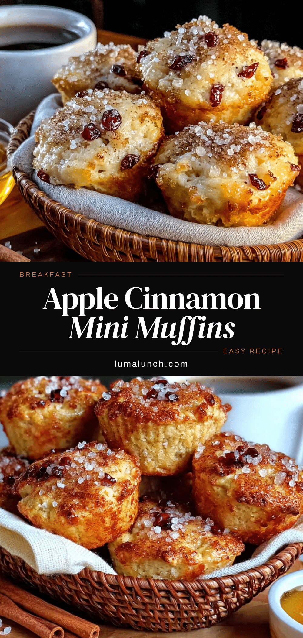 easy apple cinnamon mini muffins recipe