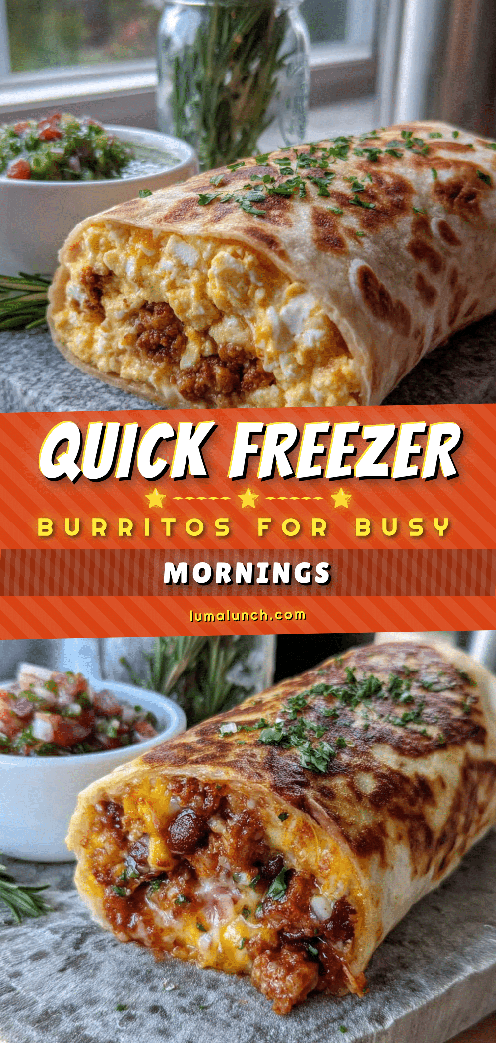 freezer burritos recipe