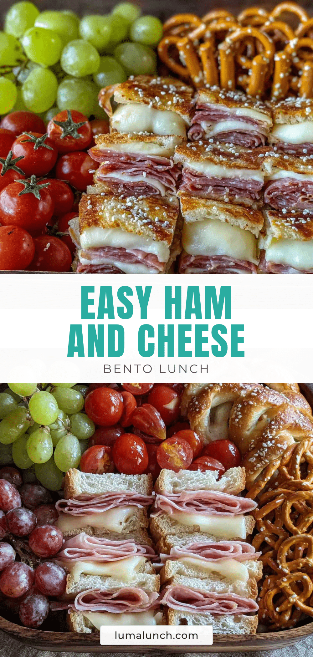 ham and cheese bento lunch box recipe