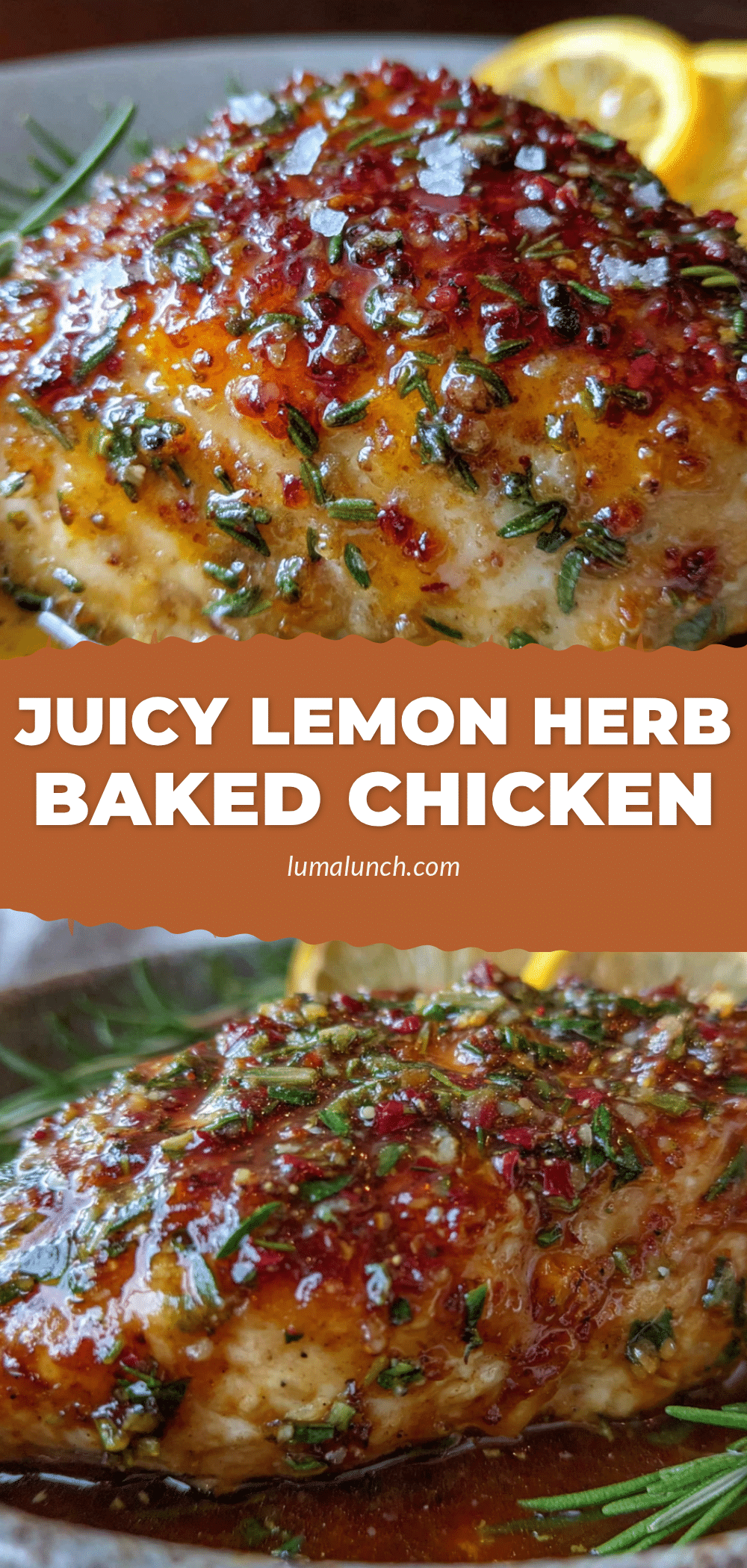 lemon herb baked chicken breast recipe