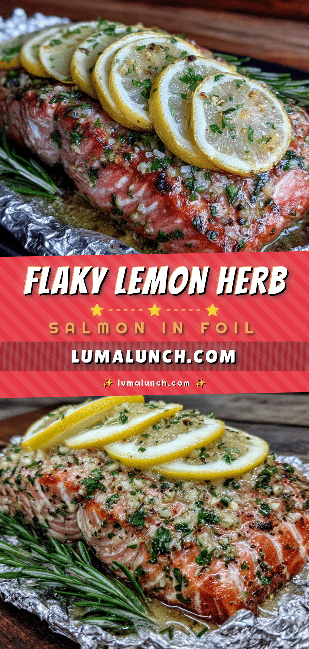lemon herb salmon in foil recipe