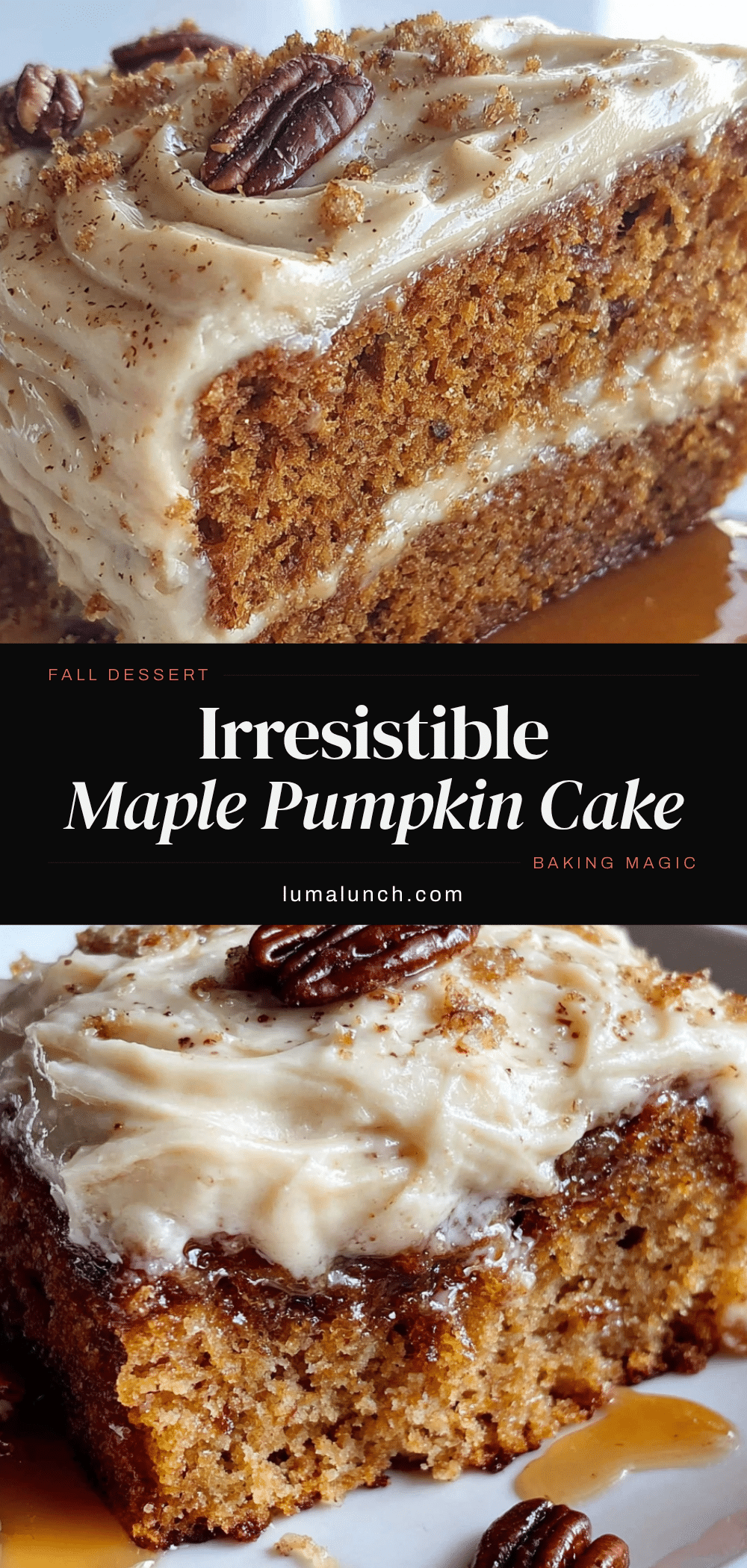 maple pumpkin cake with brown butter frosting recipe