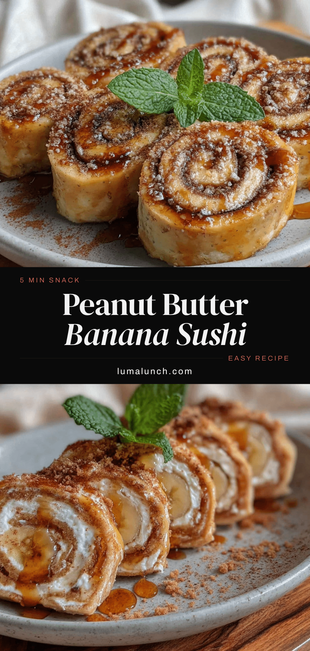 peanut butter banana sushi recipe