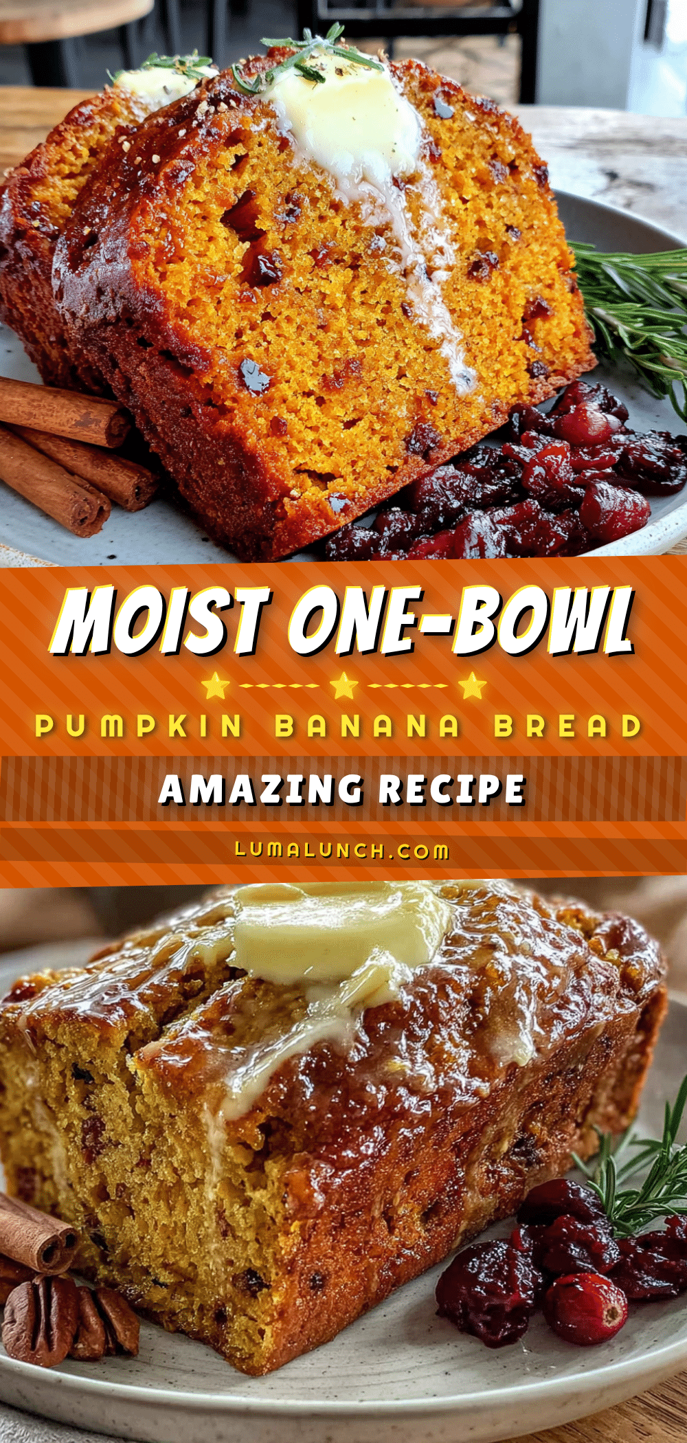 pumpkin banana bread recipe