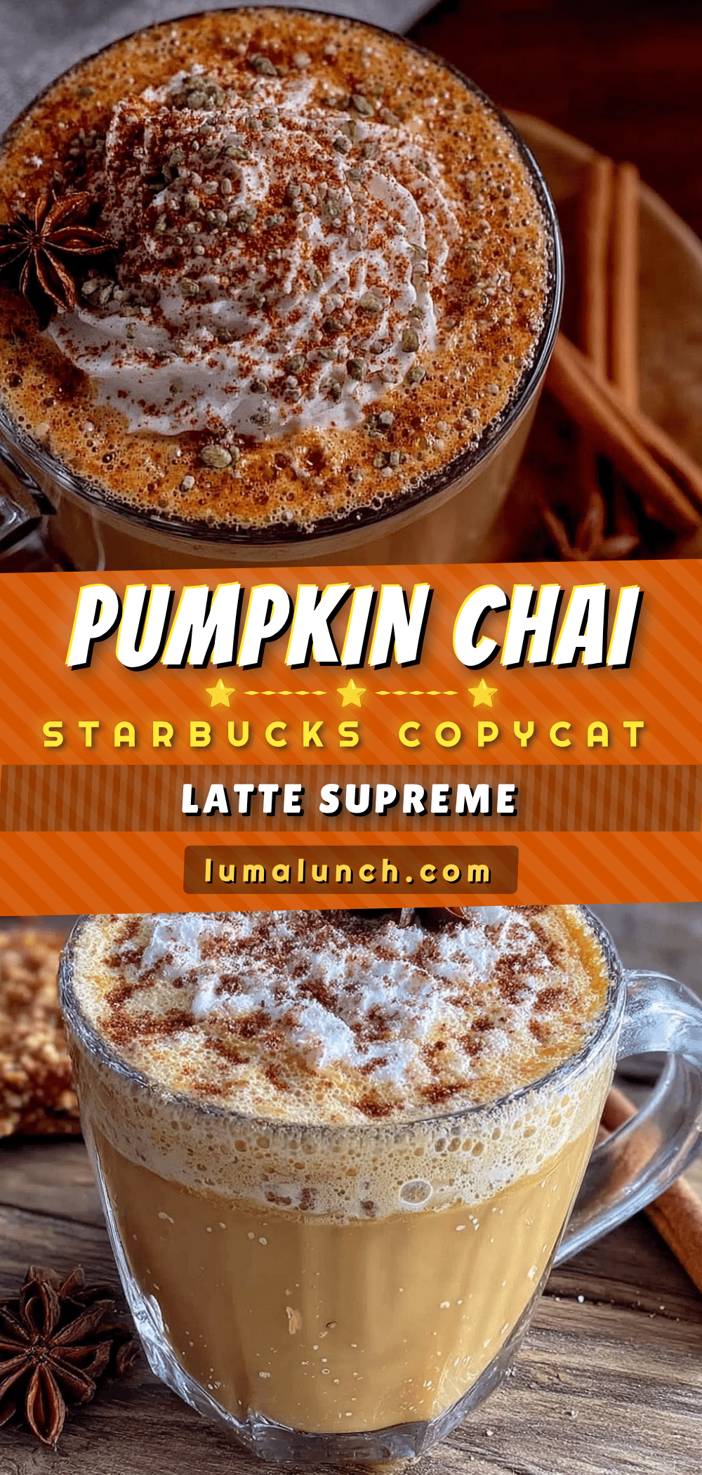 pumpkin chai latte recipe