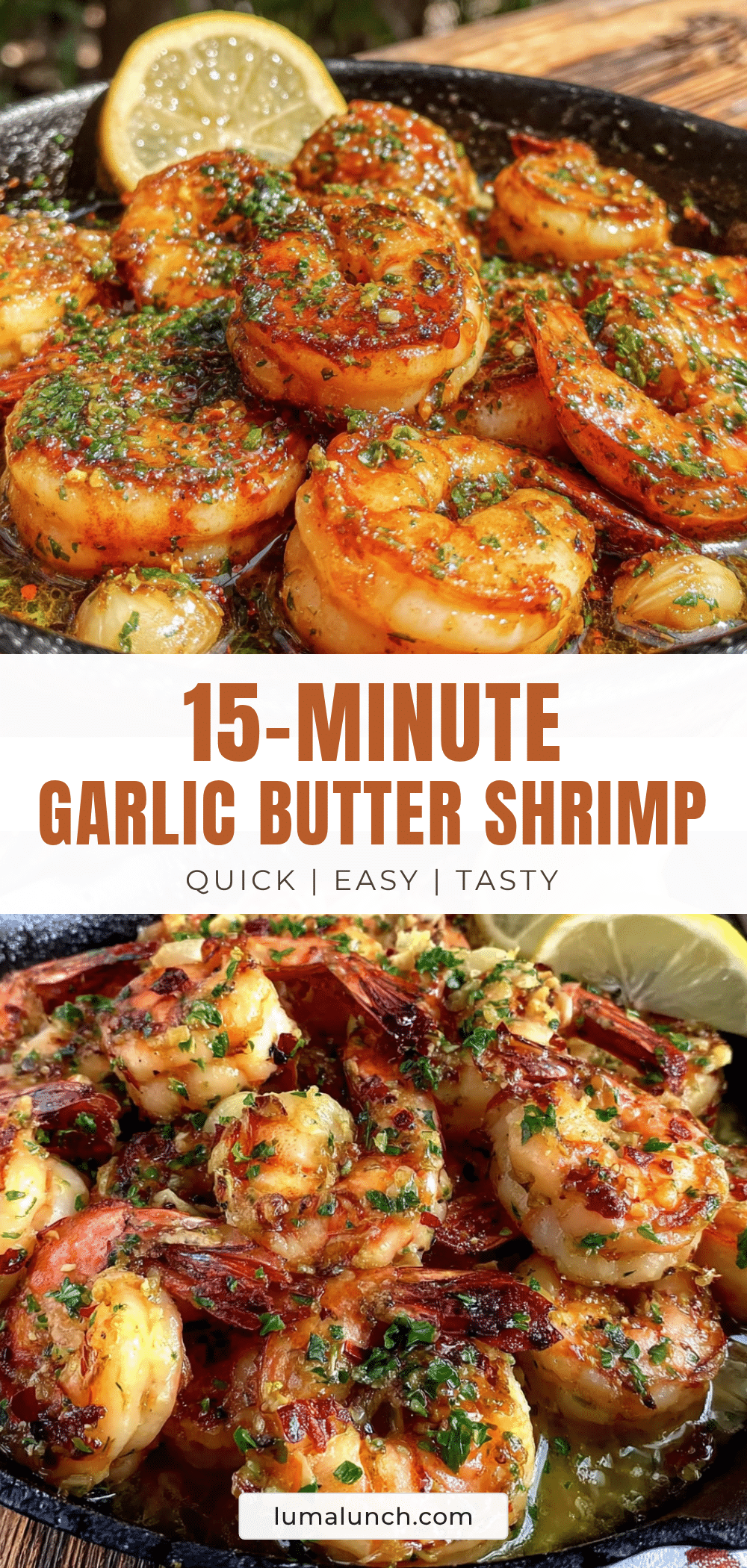 quick garlic butter shrimp skillet recipe