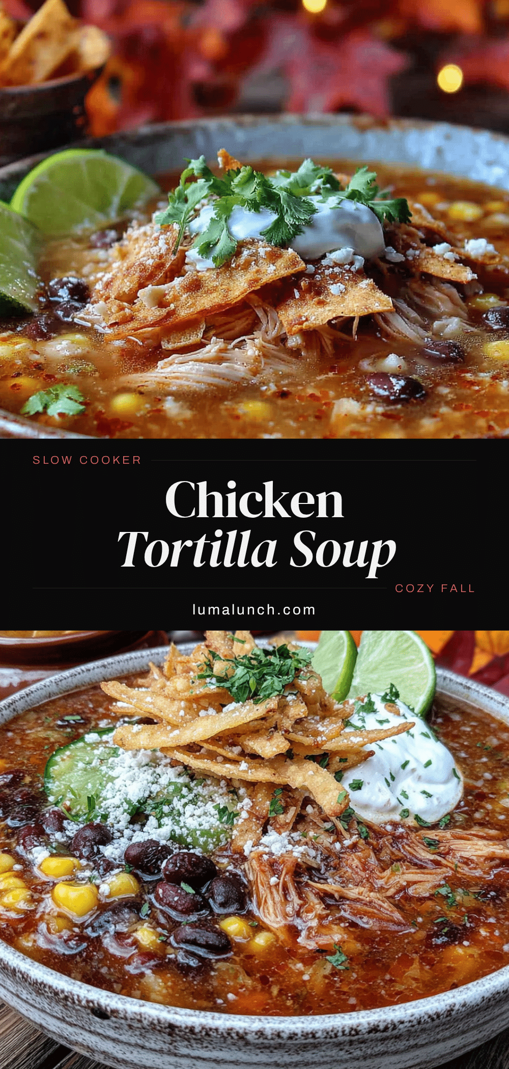 slow cooker chicken tortilla soup recipe