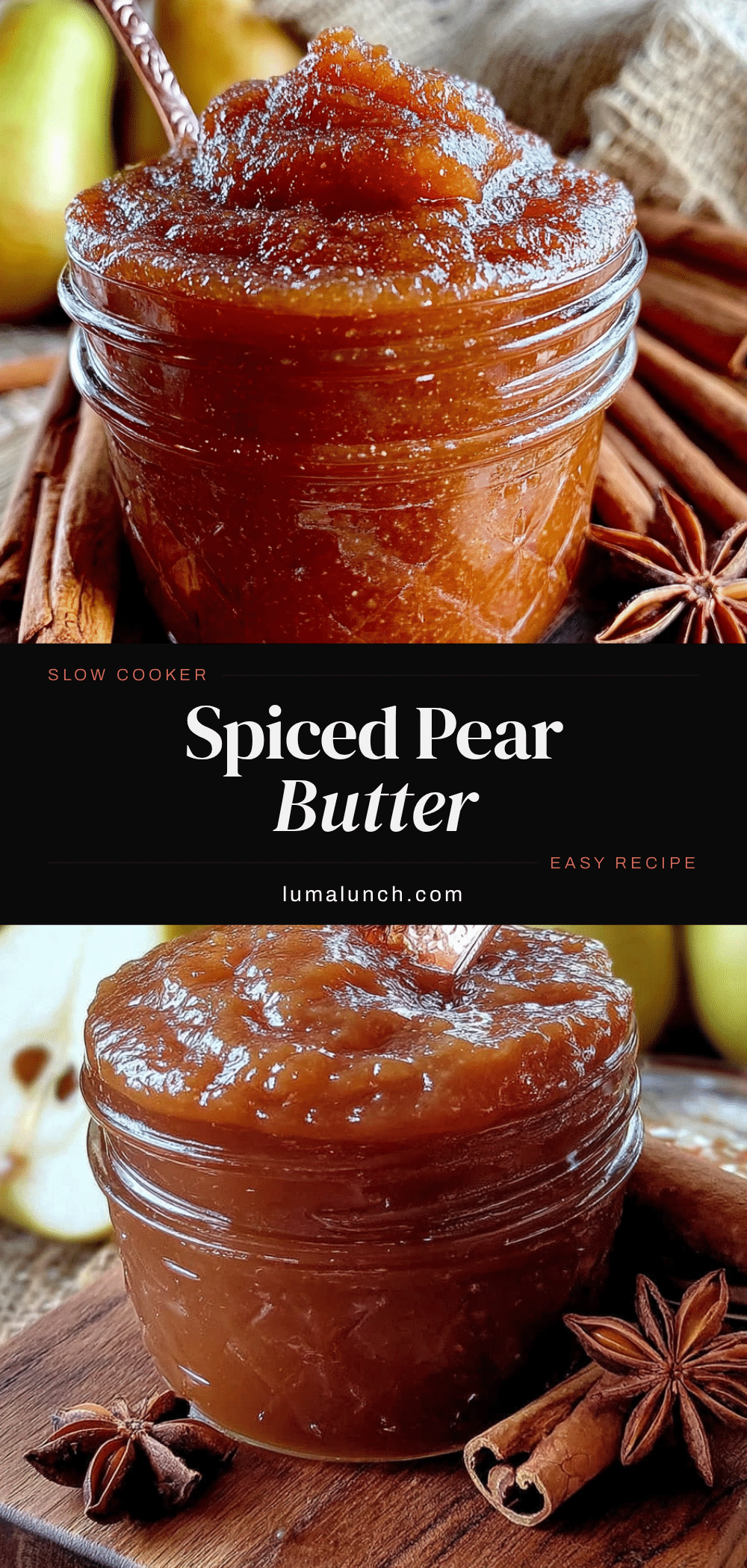 spiced pear butter for canning recipe