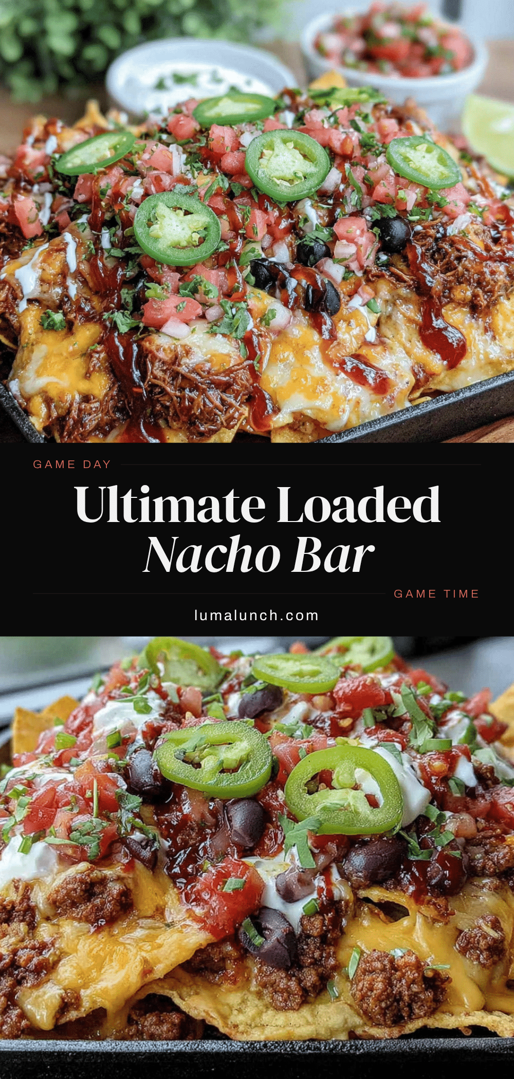 ultimate loaded nacho bar for game day recipe
