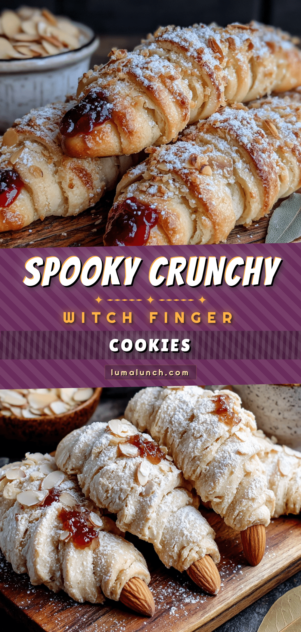 witch finger cookies recipe