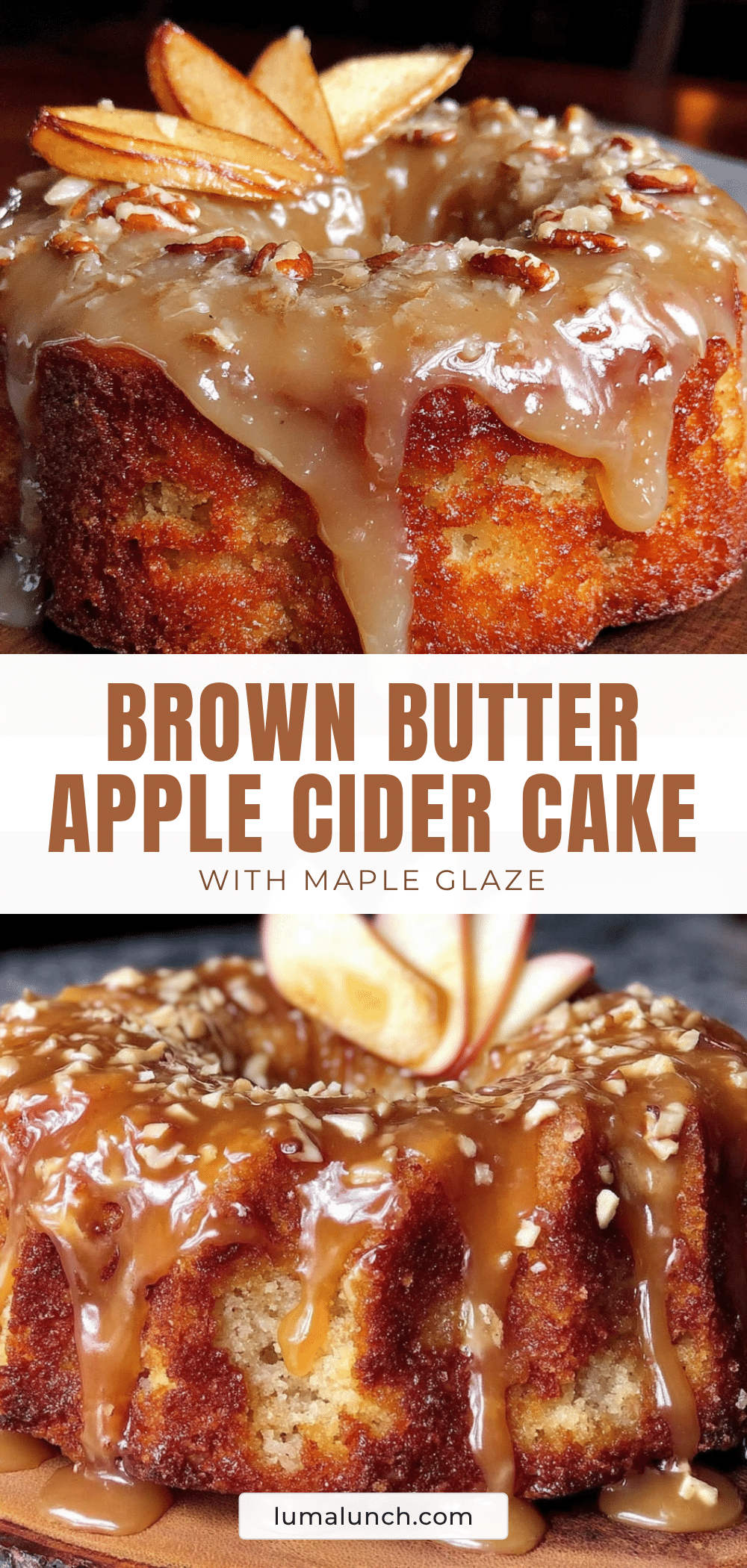 brown butter apple cider cake recipe