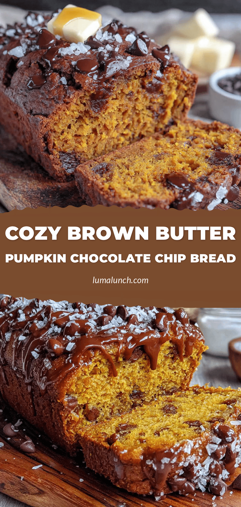 brown butter pumpkin chocolate chip bread recipe