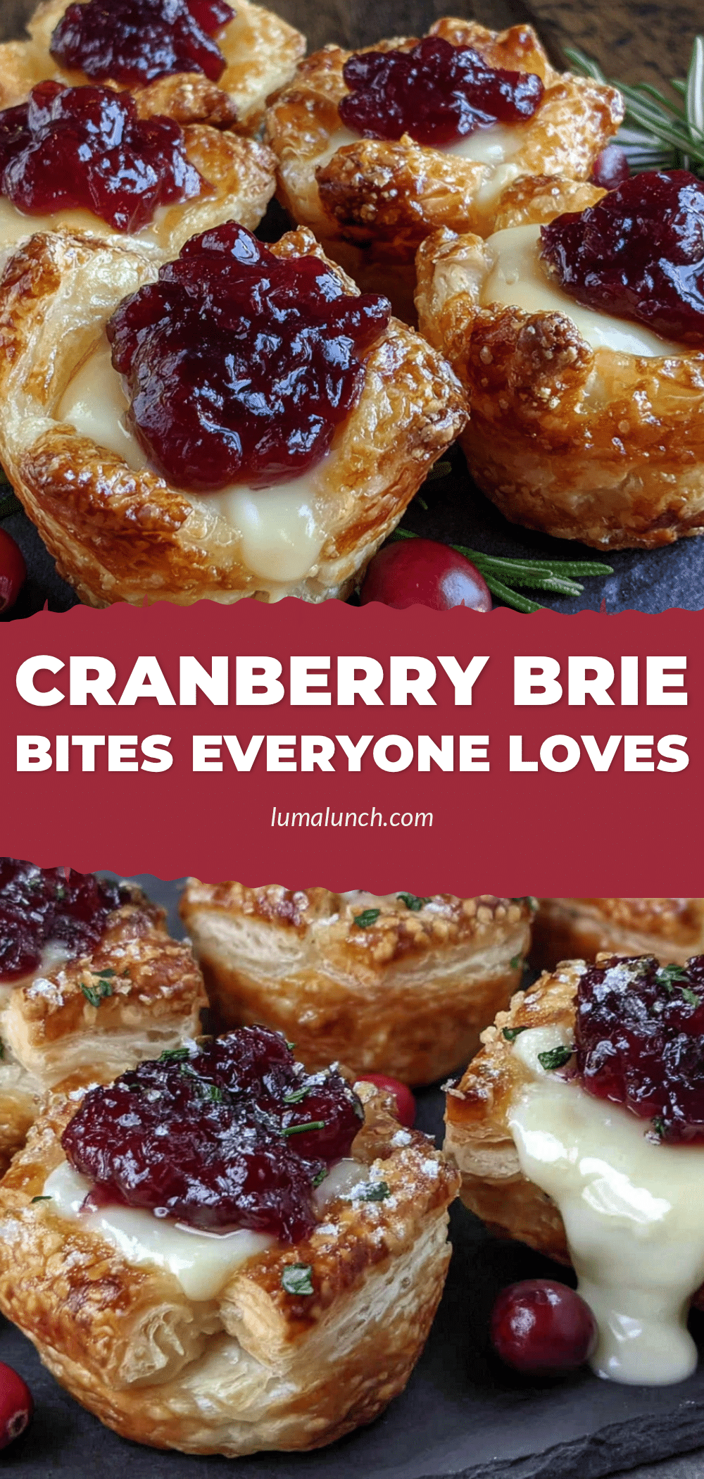 cranberry brie bites recipe