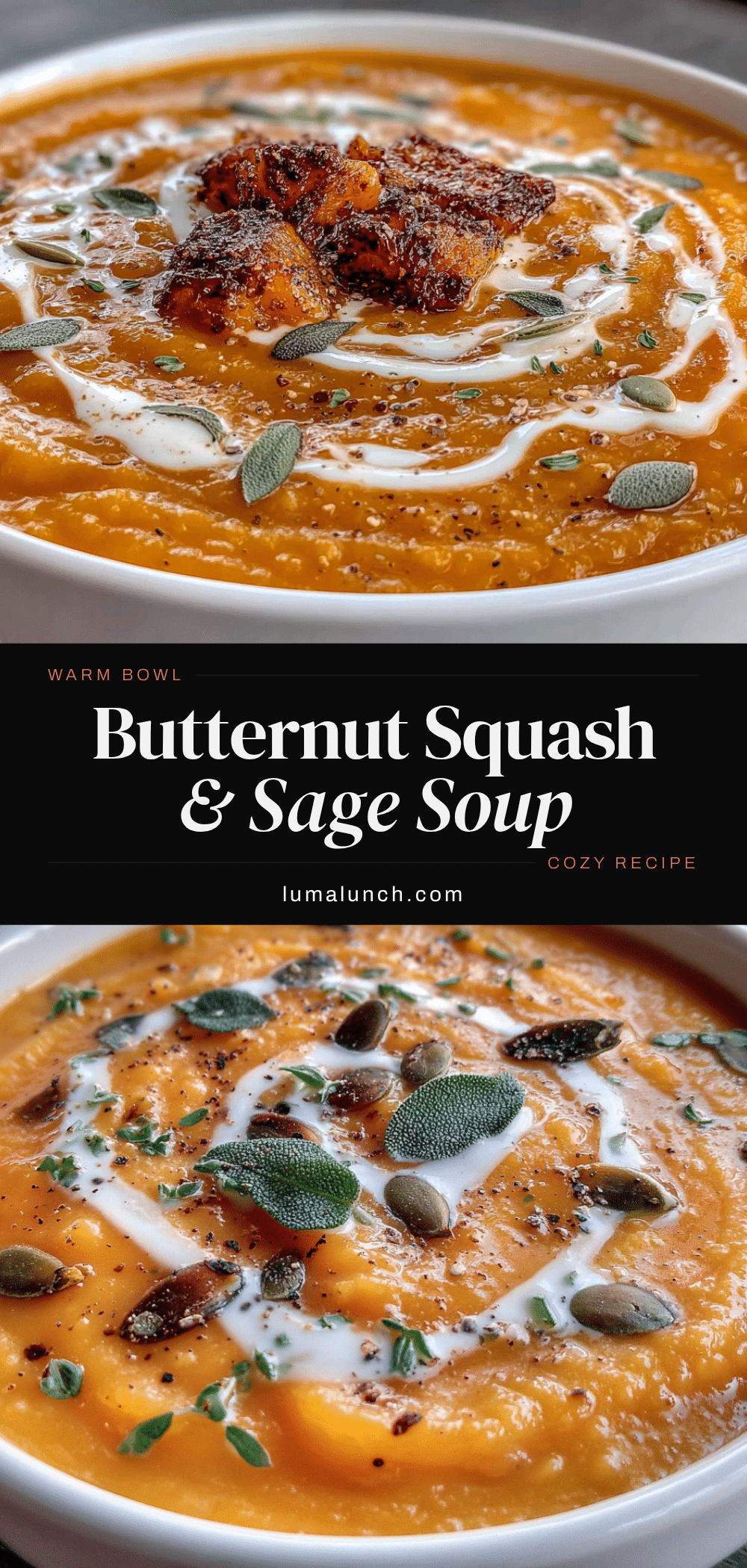 creamy butternut squash soup recipe