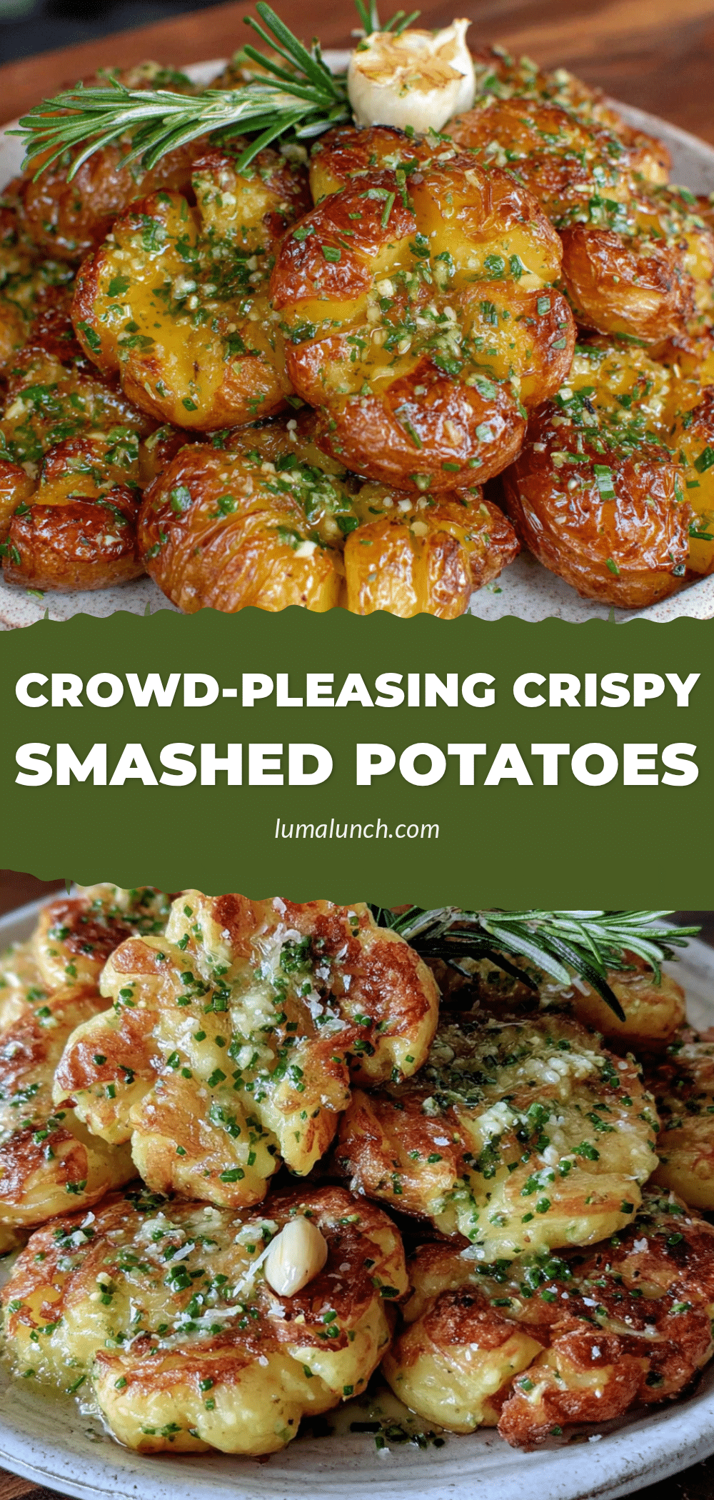 crispy smashed potatoes recipe