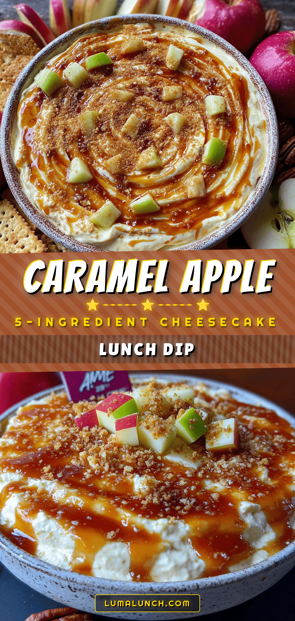 easy caramel apple cheesecake dip recipe