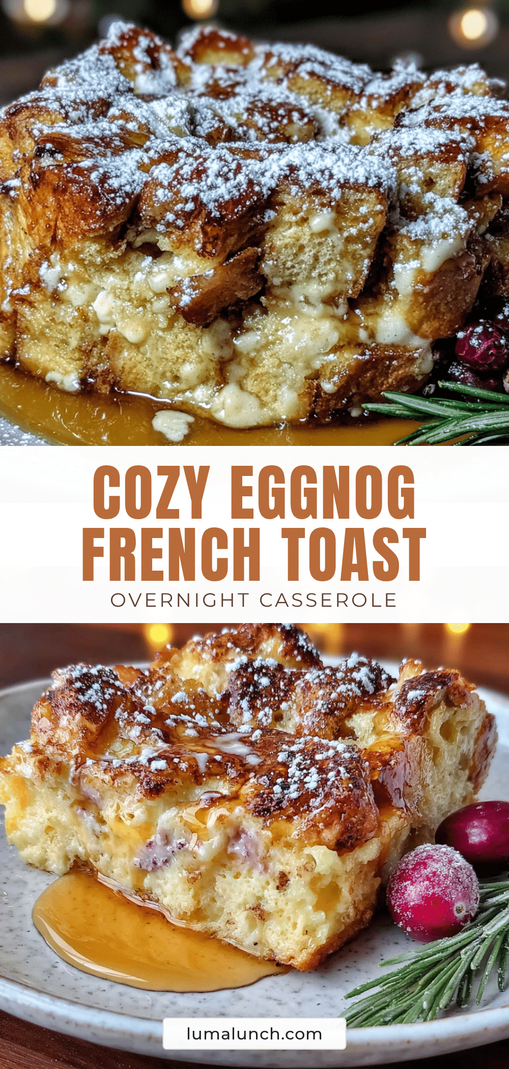 eggnog french toast casserole recipe