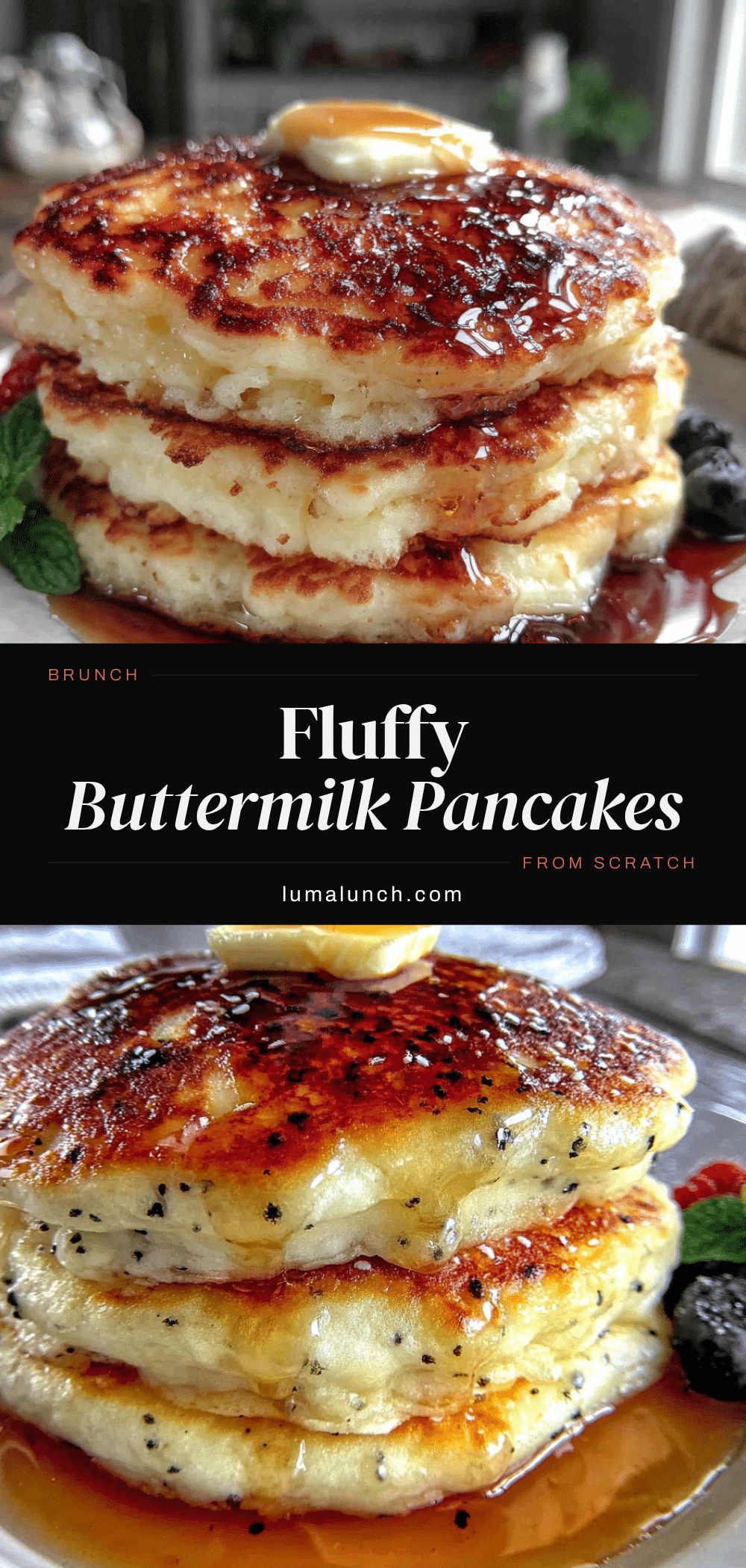 fluffy buttermilk pancakes from scratch recipe