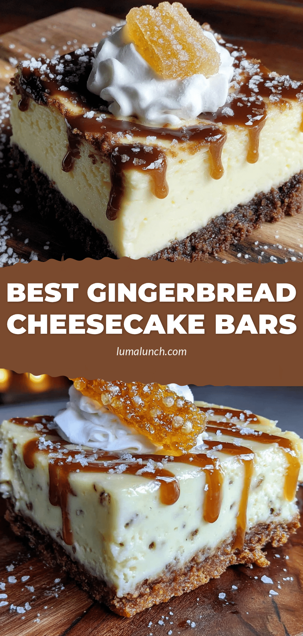 gingerbread cheesecake bars recipe
