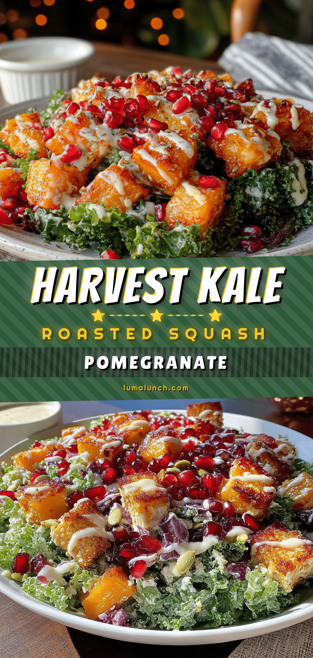 kale and squash salad recipe