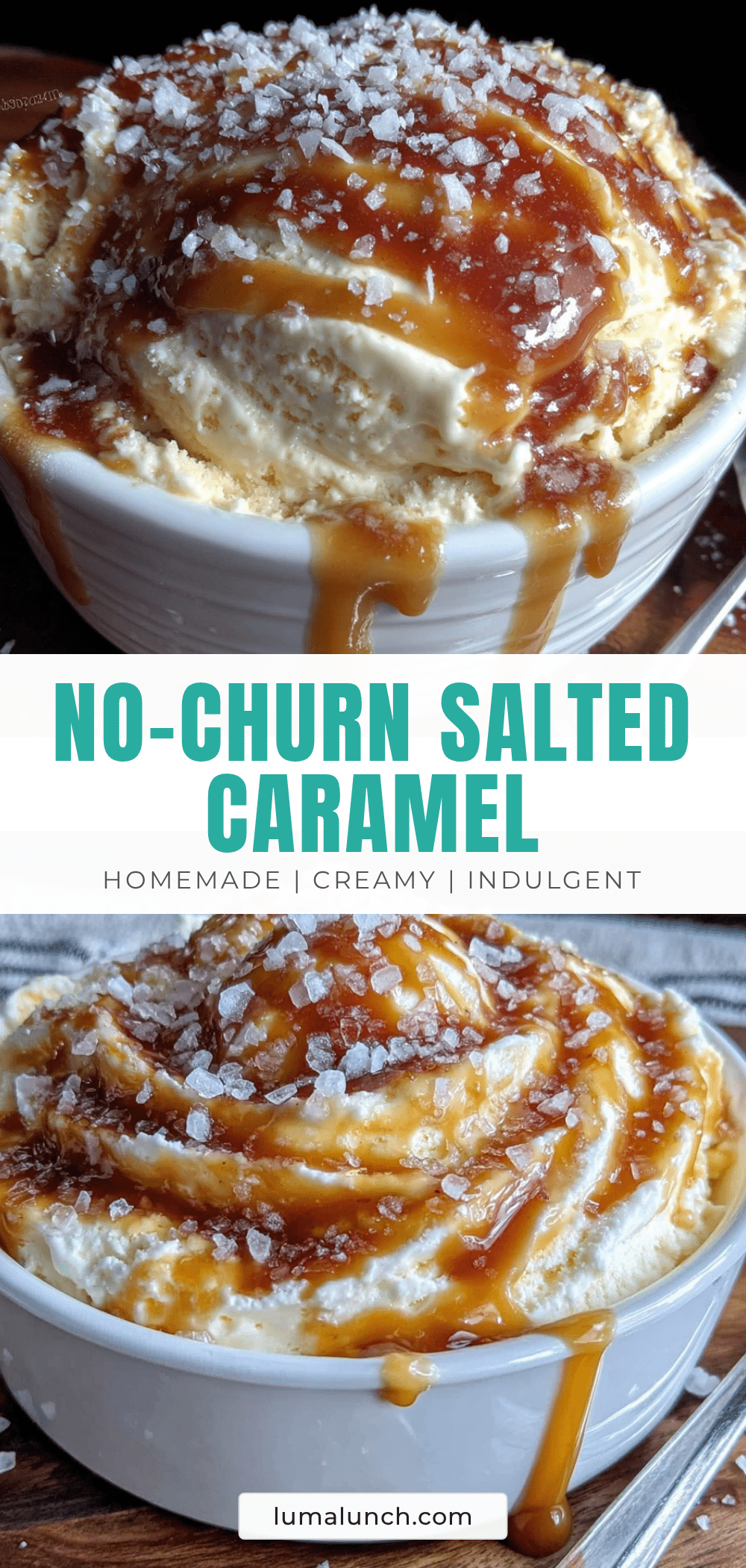 no-churn salted caramel ice cream recipe